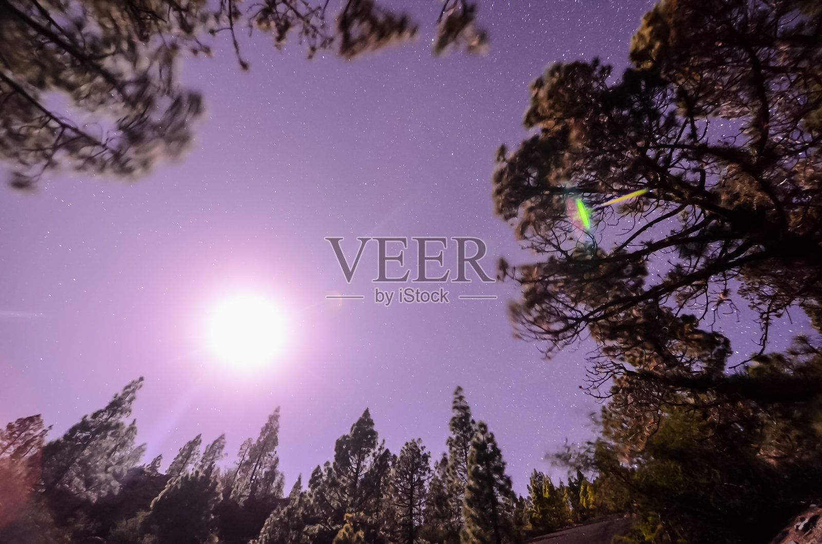 夜空中的星星照片摄影图片