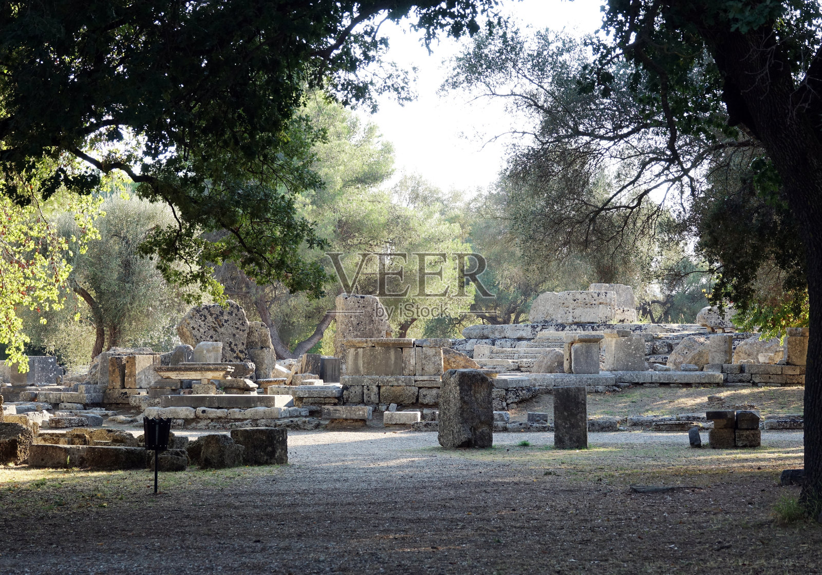 古代奥林匹克运动会的圣地照片摄影图片