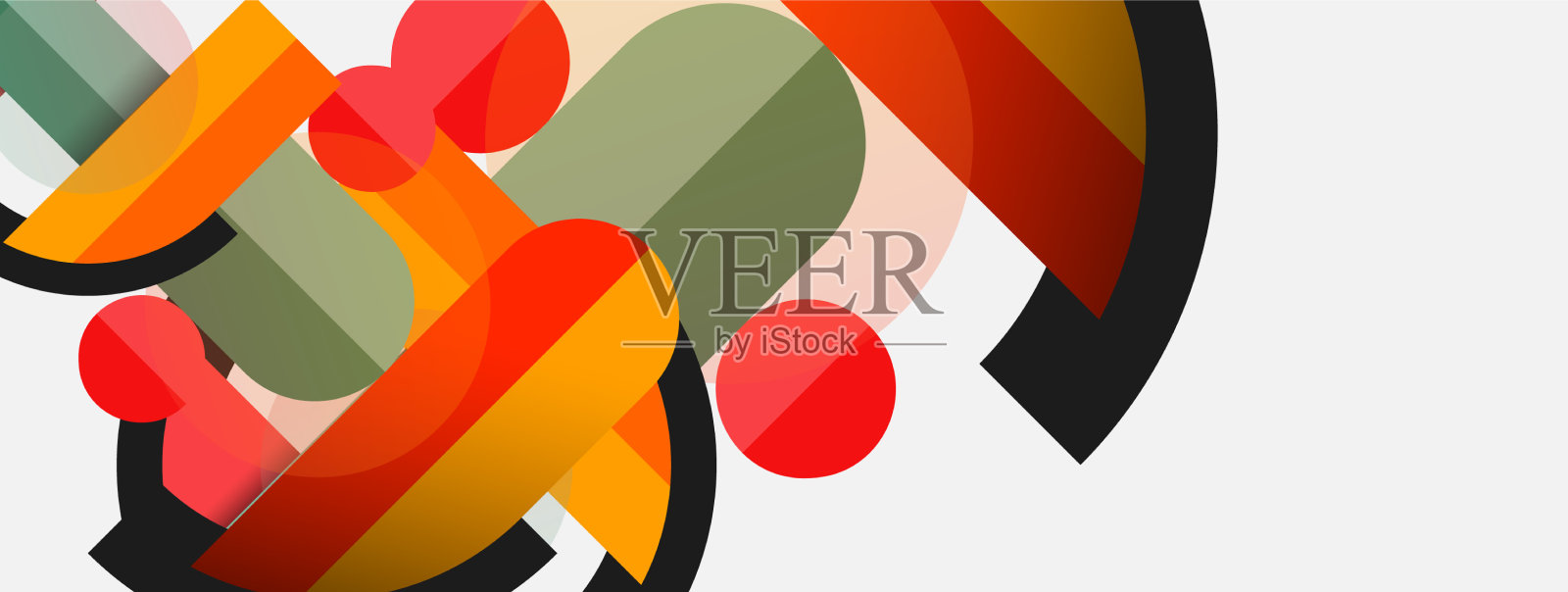 几何形状构成抽象的背景插画图片素材