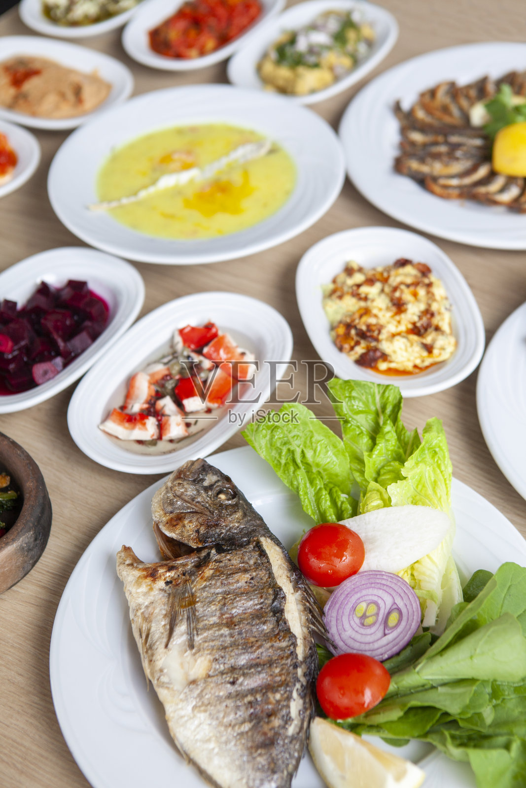 鱼的餐厅照片摄影图片