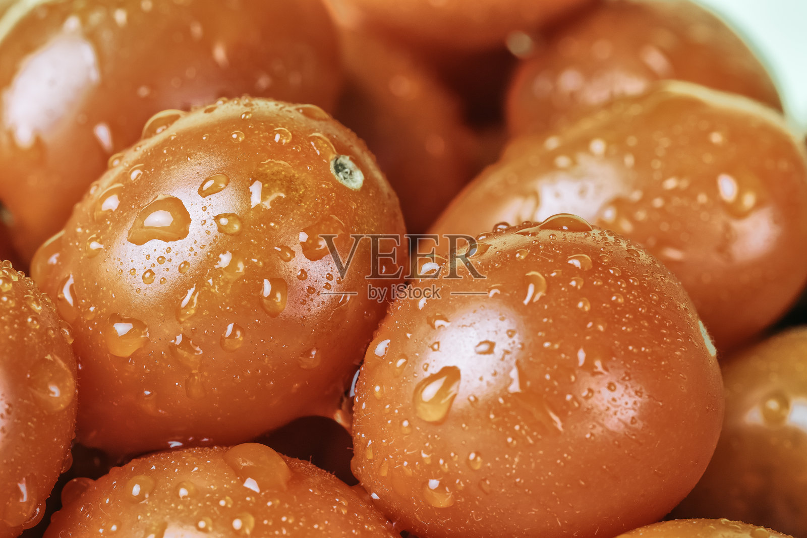 樱桃小番茄的背景。照片摄影图片