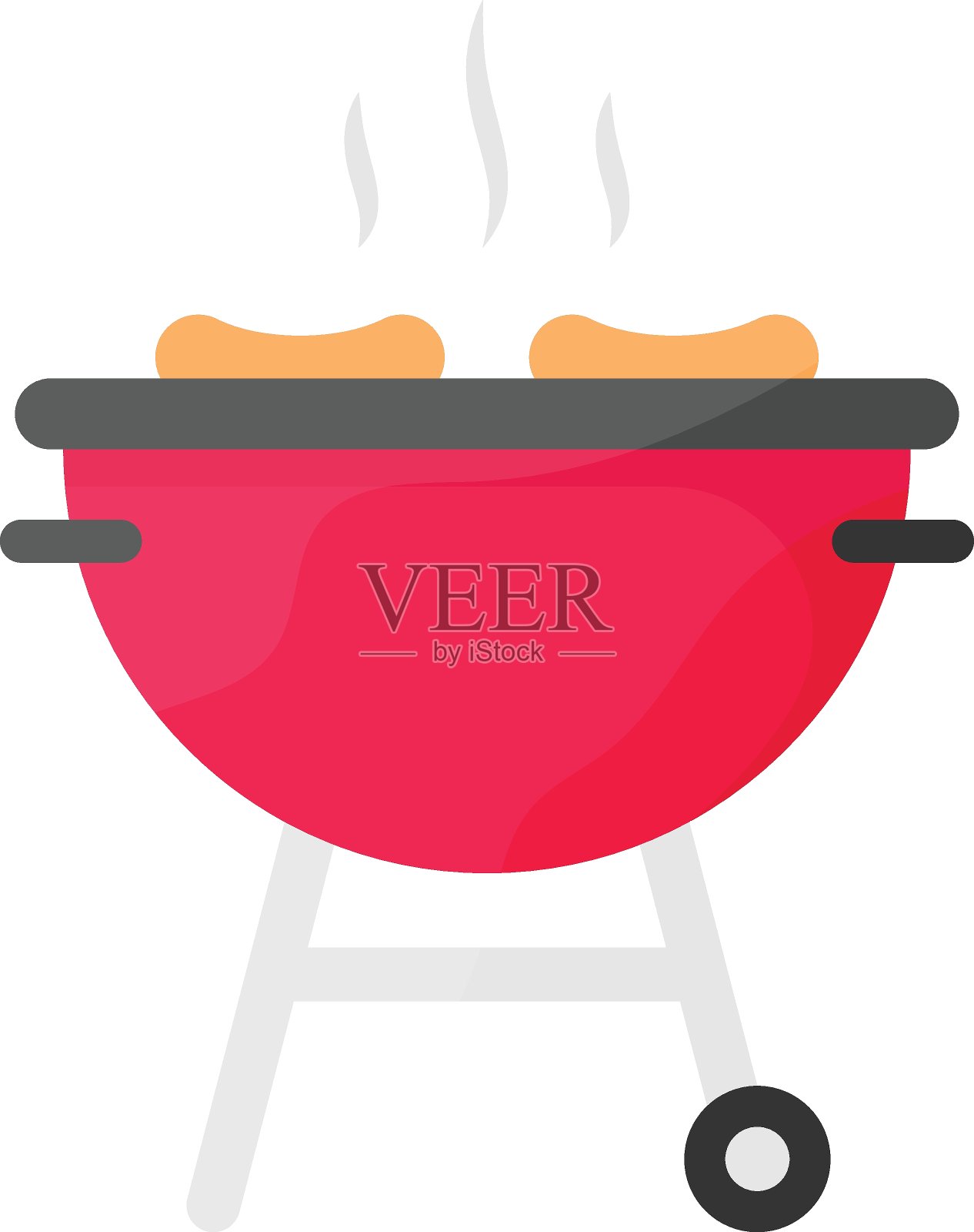 烧烤概念，感恩节户外活动矢量图标设计，丰收节符号，世俗节日符号，宗教和文化传统股票插图设计元素图片