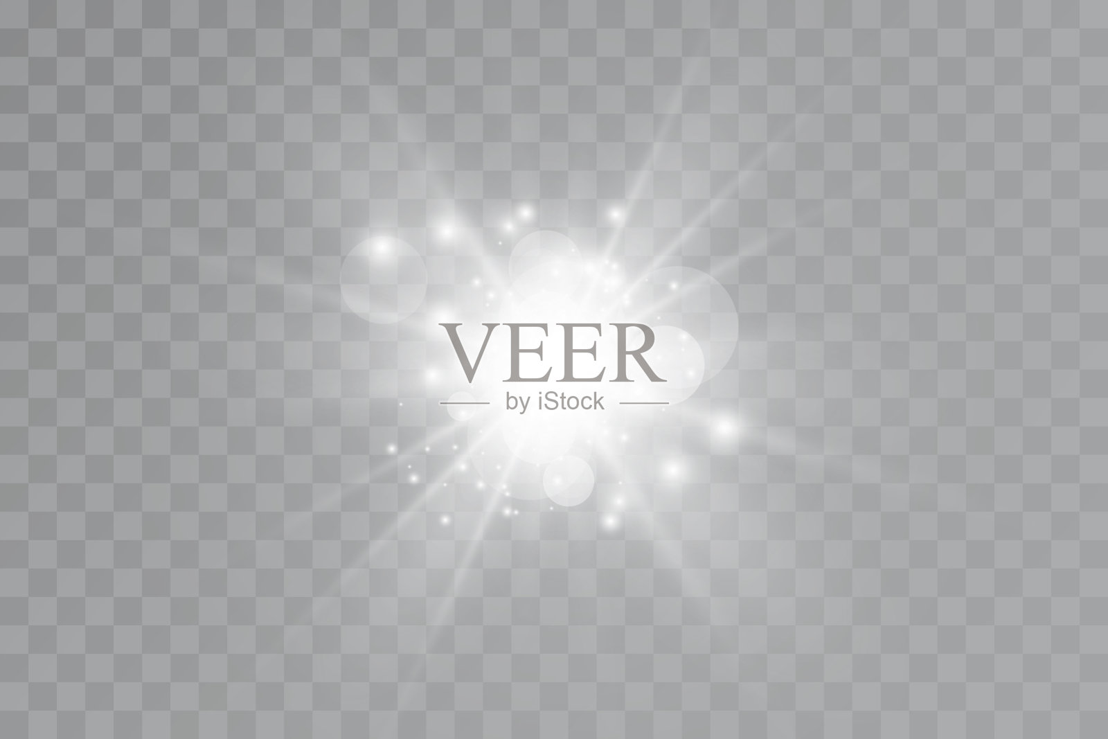 发光效果。矢量插图。圣诞节尘埃闪光。雪正在下降。雪花。插画图片素材