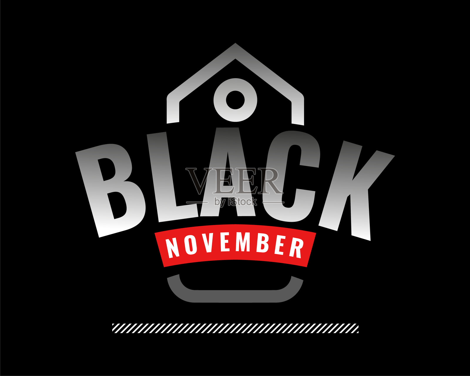 11月黑色星期五购物插画图片素材