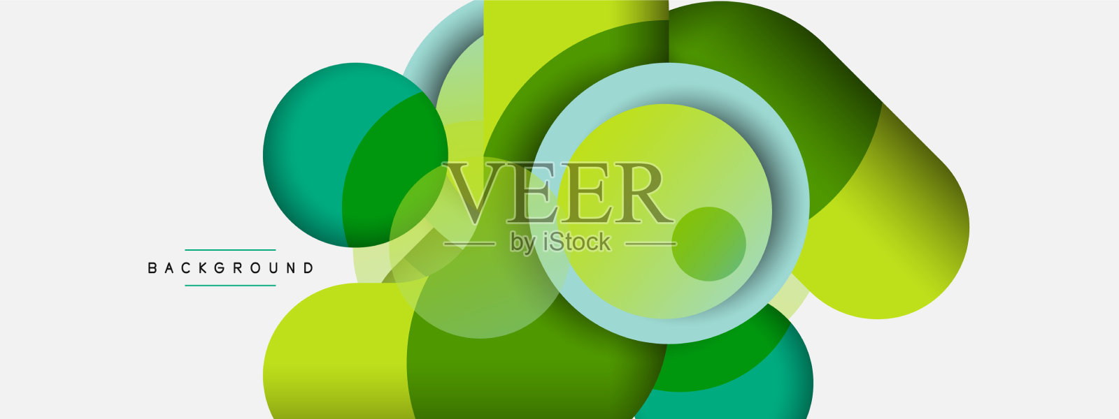 圆形的形状是最小的几何图形插画图片素材