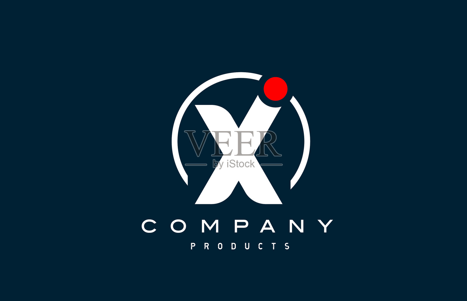 X字母标志的图标创意设计插画图片素材