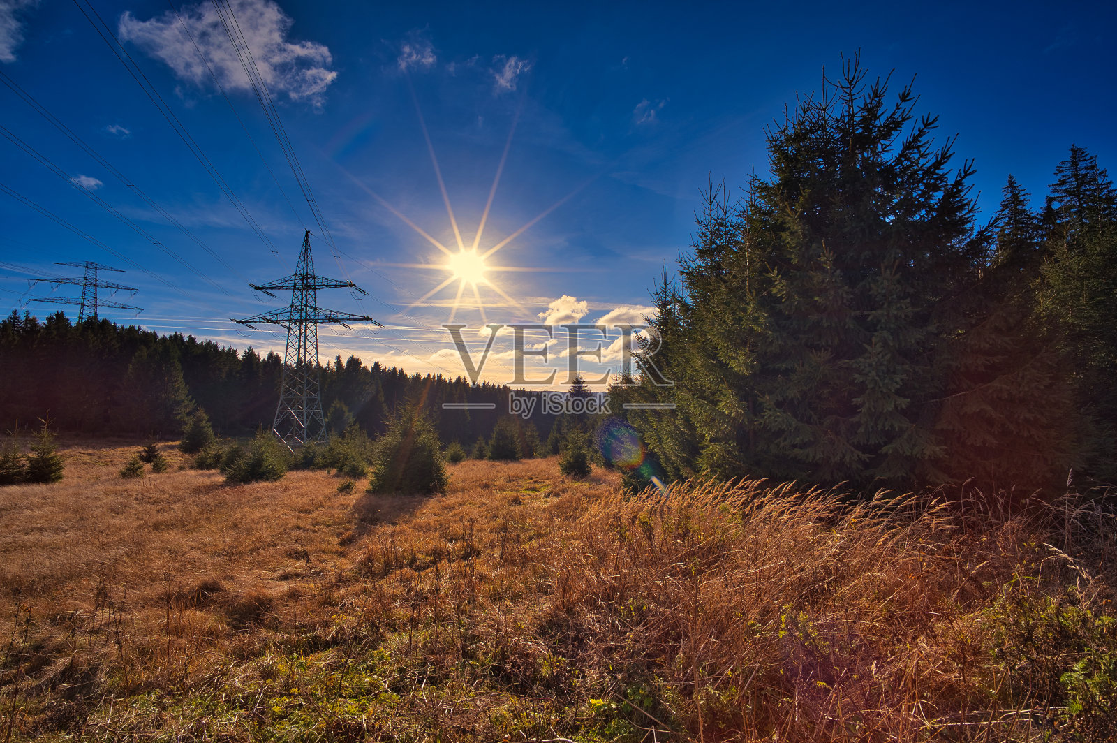 秋天的图林根州照片摄影图片