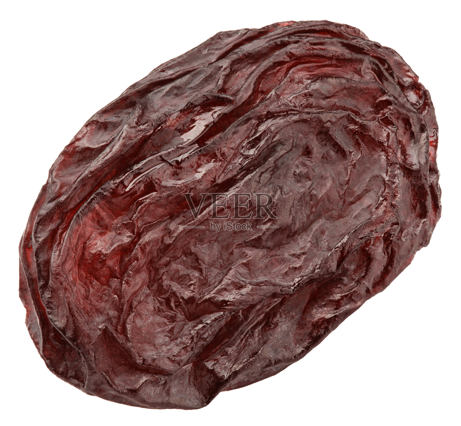 葡萄干孤立在白色背景，剪切路径，全景深照片摄影图片