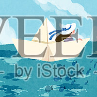 插画创意手绘航海日公众号次图设计模板素材