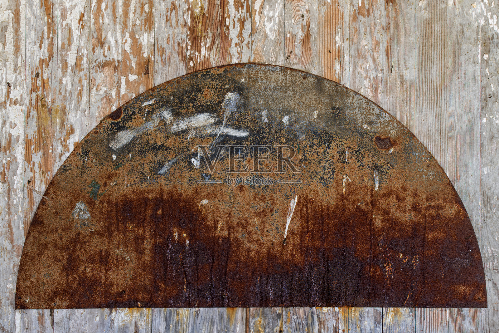 木墙金属板锈蚀照片摄影图片