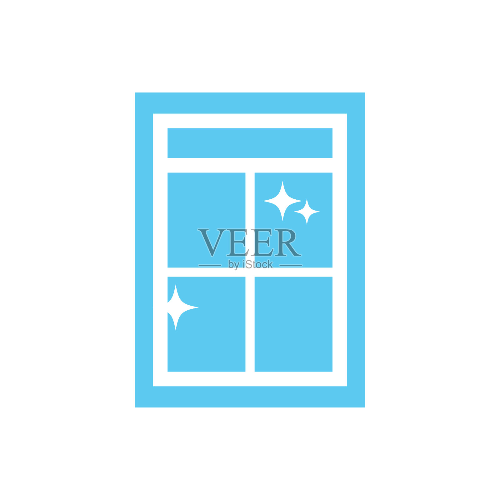 窗口图标设计模板矢量孤立插图插画图片素材