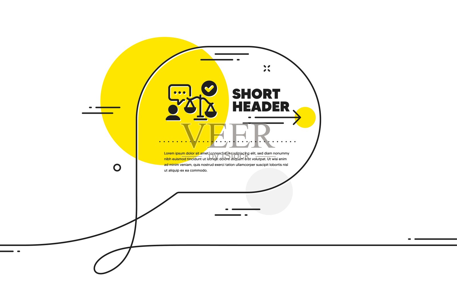 律师图标。法院法官的迹象。向量插画图片素材