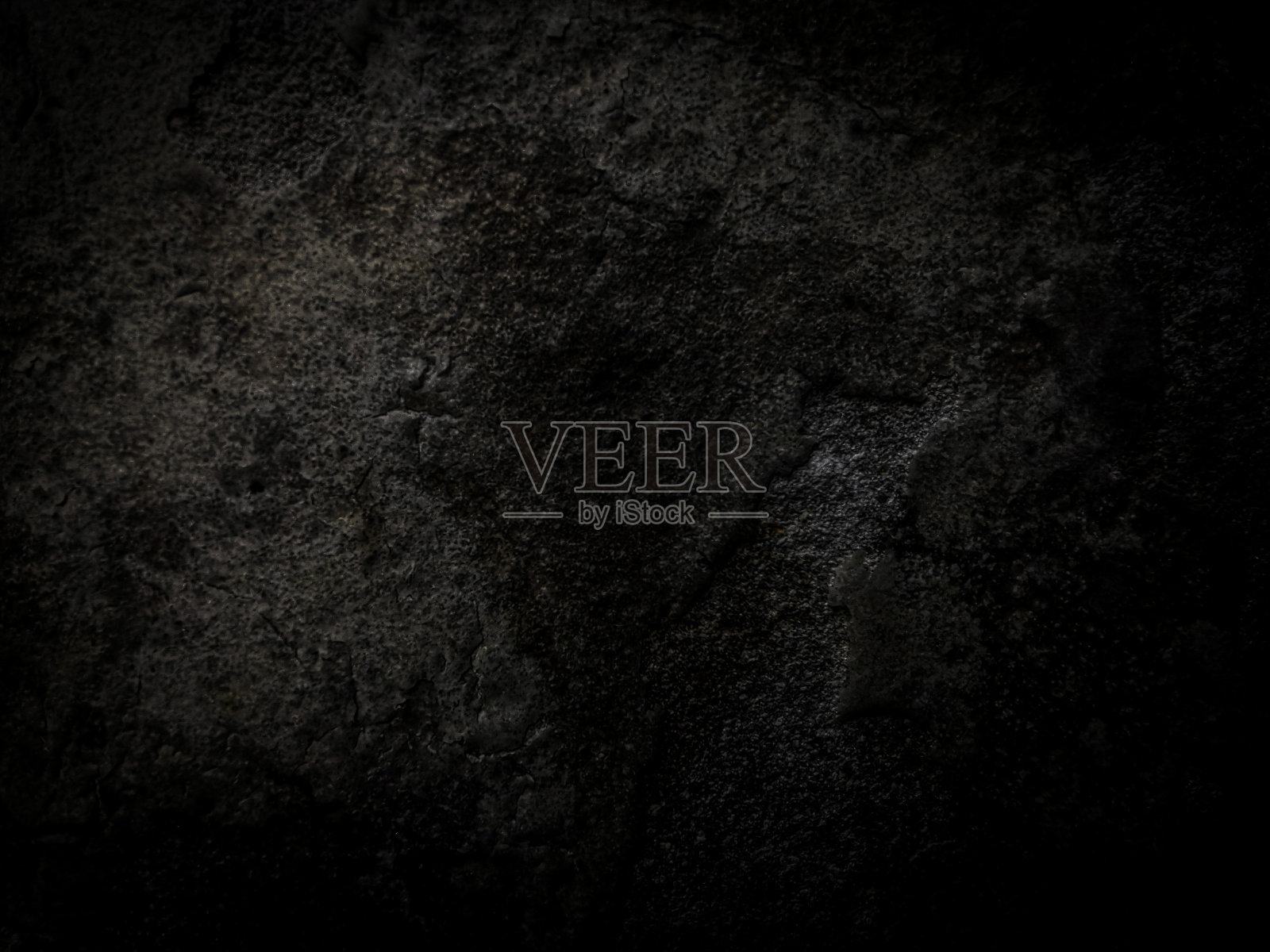 美丽抽象垃圾装饰深色灰泥墙背景。照片摄影图片