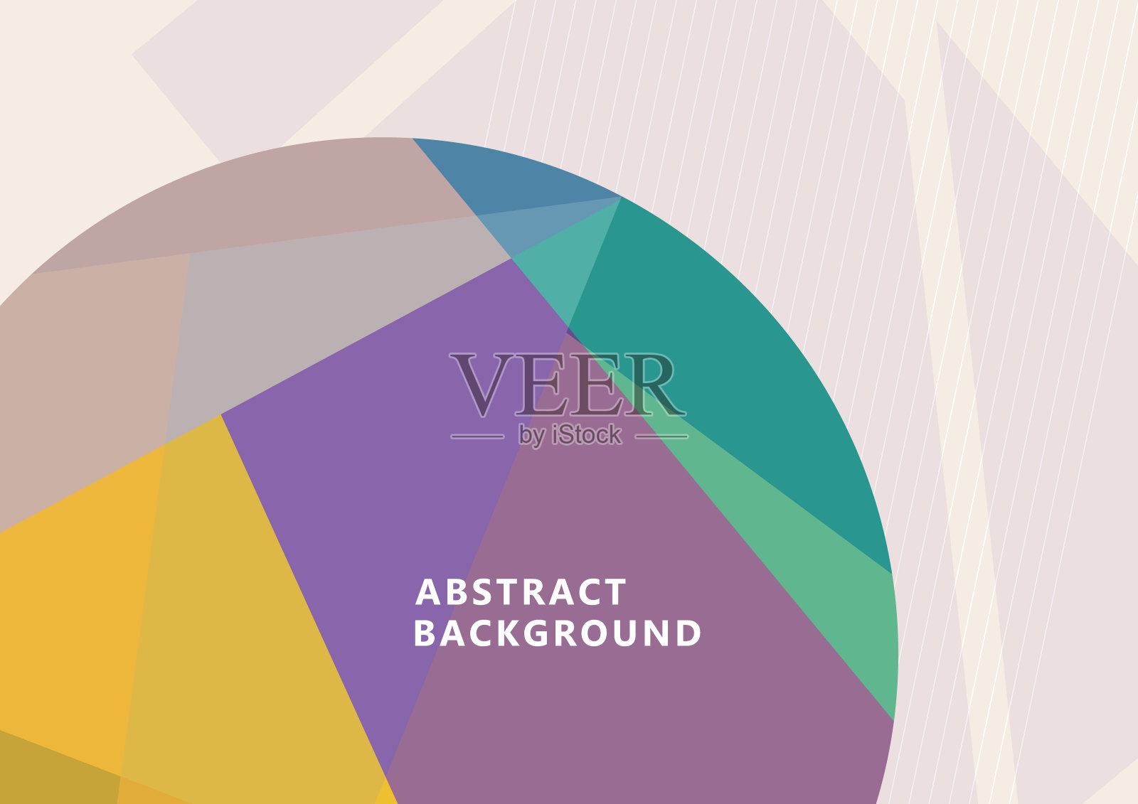 抽象几何形状，圆形的形状。为您设计的时尚旗帜。低聚现代风格。向量设计模板素材