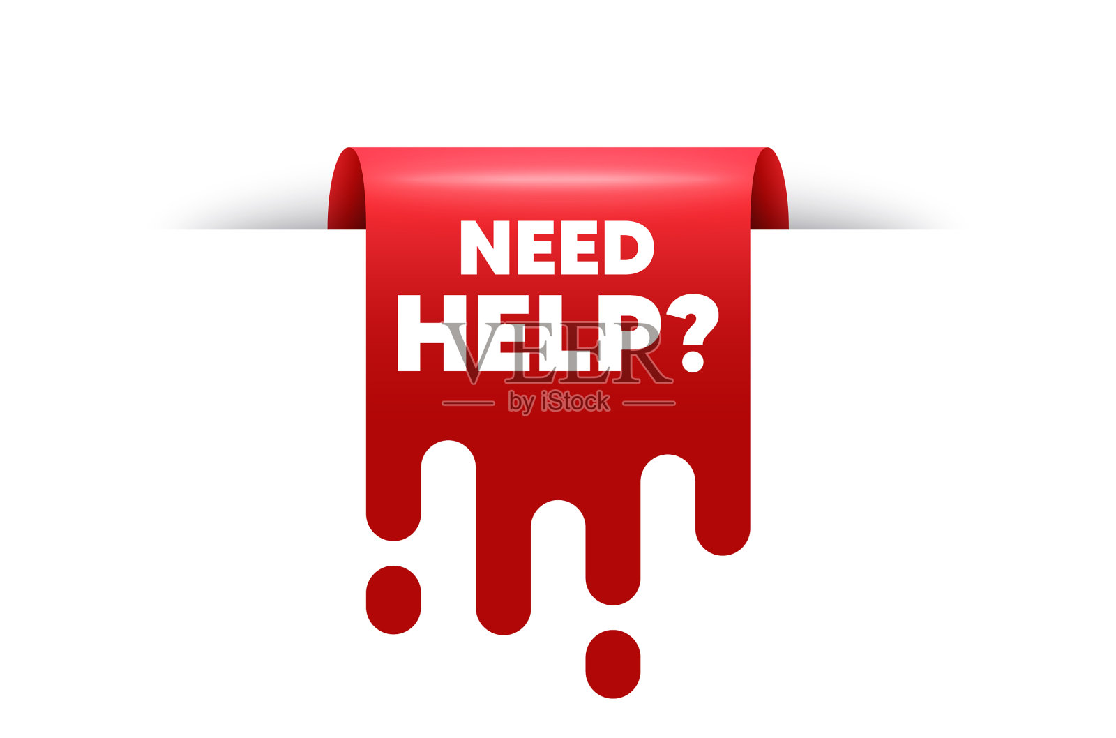 需要帮助符号支持服务符号插画图片素材