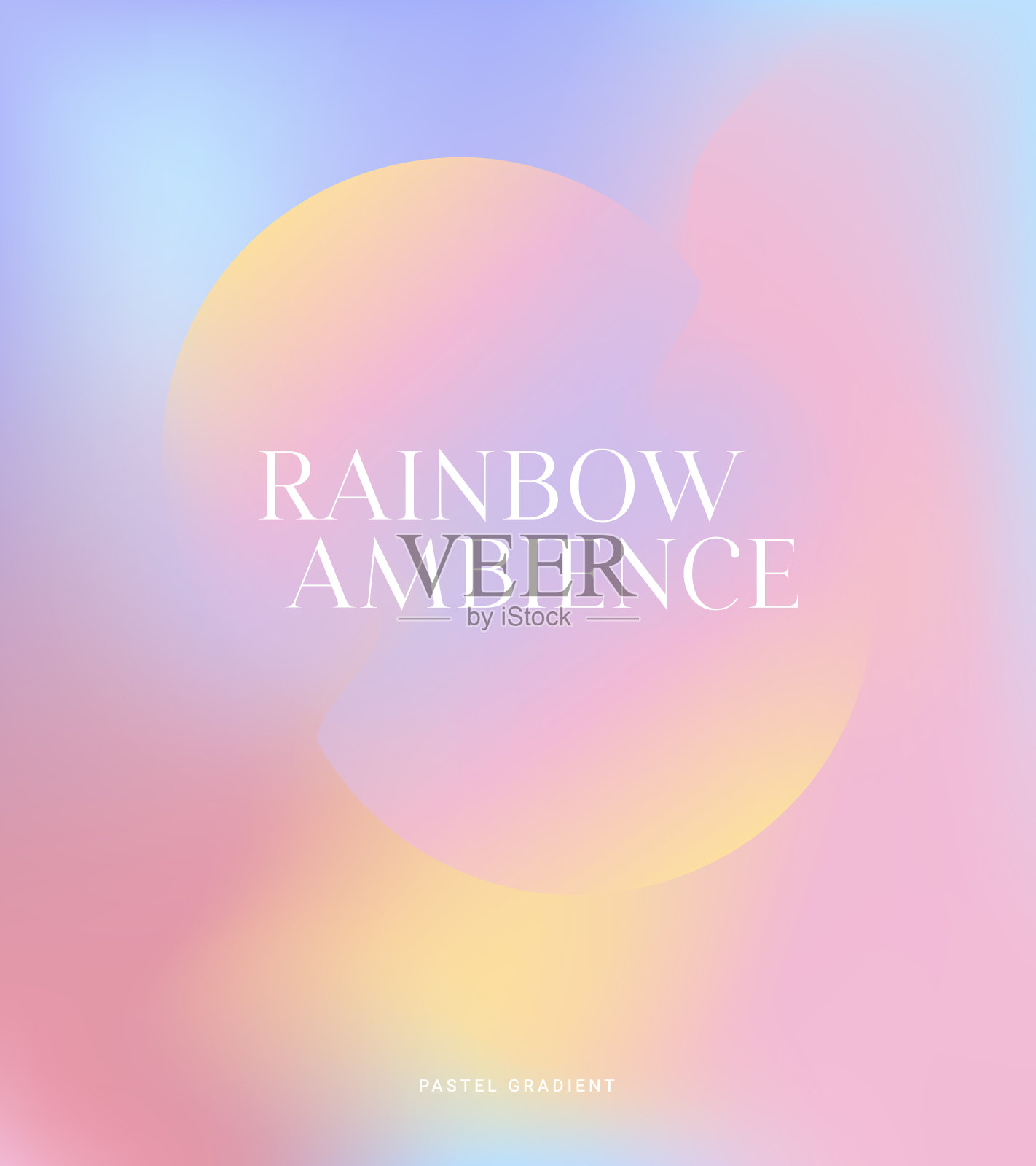 抽象粉彩多色几何重叠形状的背景。矢量插图。插画图片素材