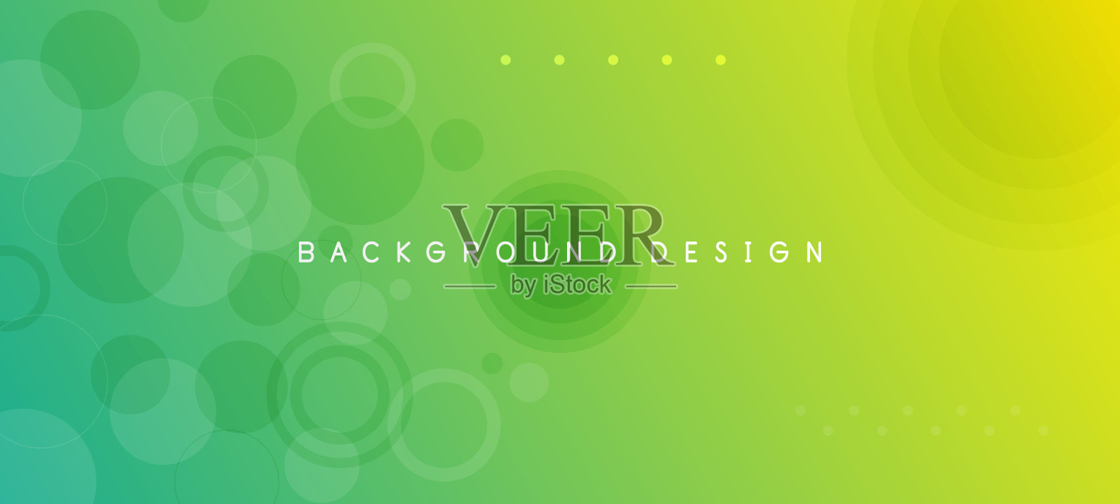 摘要绿色渐变几何形状圆形背景。现代的背景。可以用于登陆页，书封面，小册子，传单，杂志，任何品牌，横幅，标题，演示文稿，和墙纸背景插画图片素材