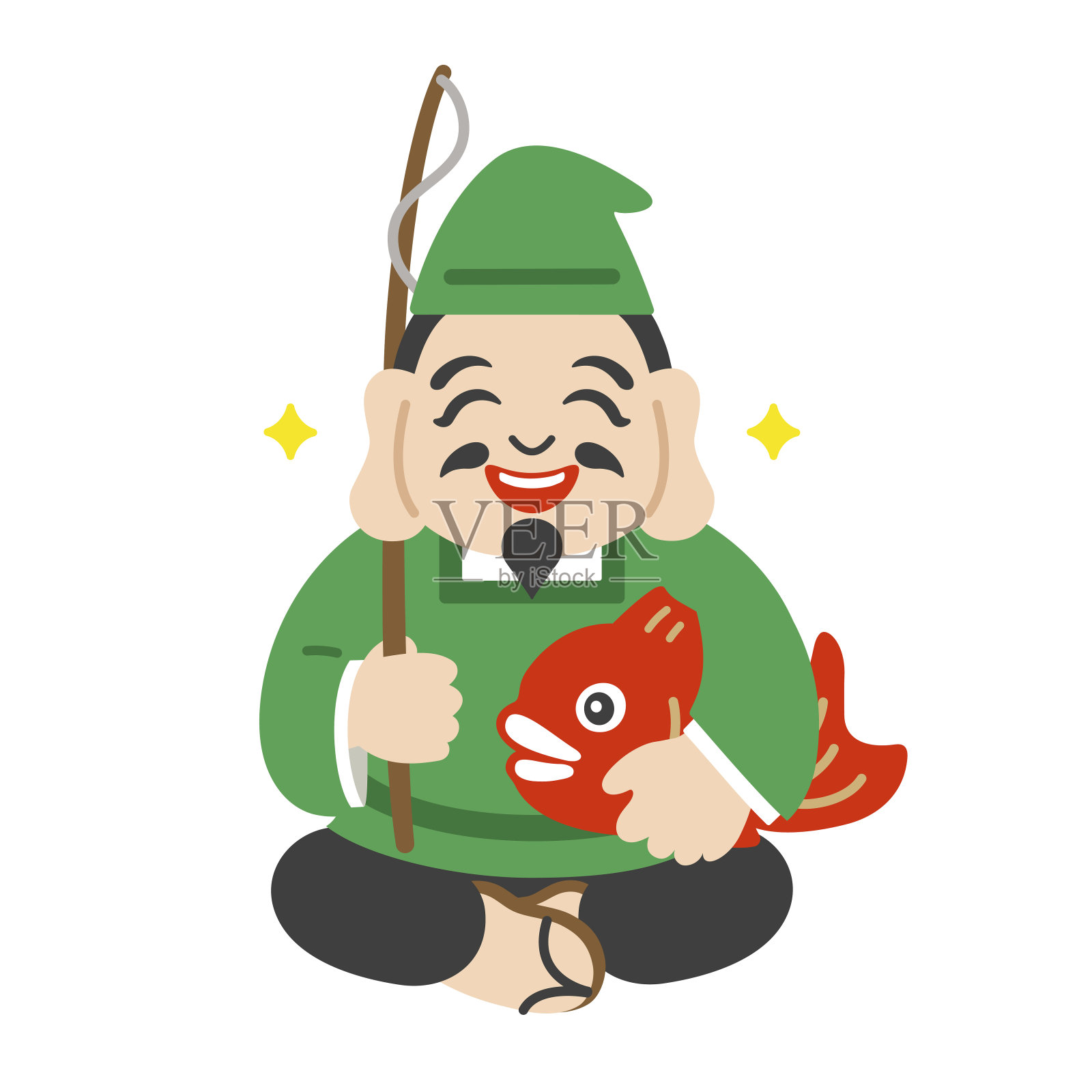 惠比寿，商业繁荣之神设计元素图片