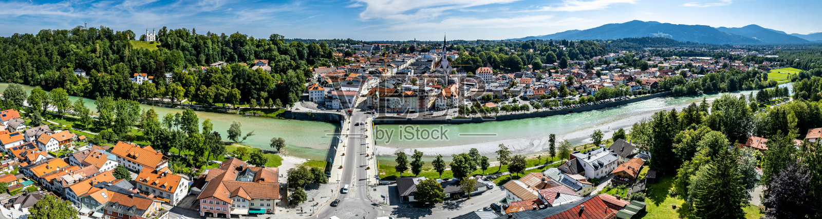 巴伐利亚著名的古城巴特托尔兹照片摄影图片
