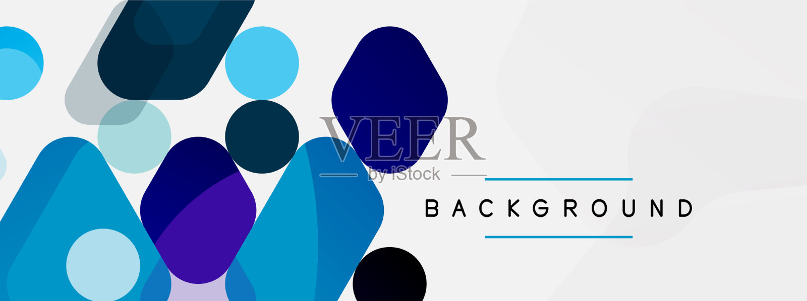 抽象圆形几何图形和圆形插画图片素材