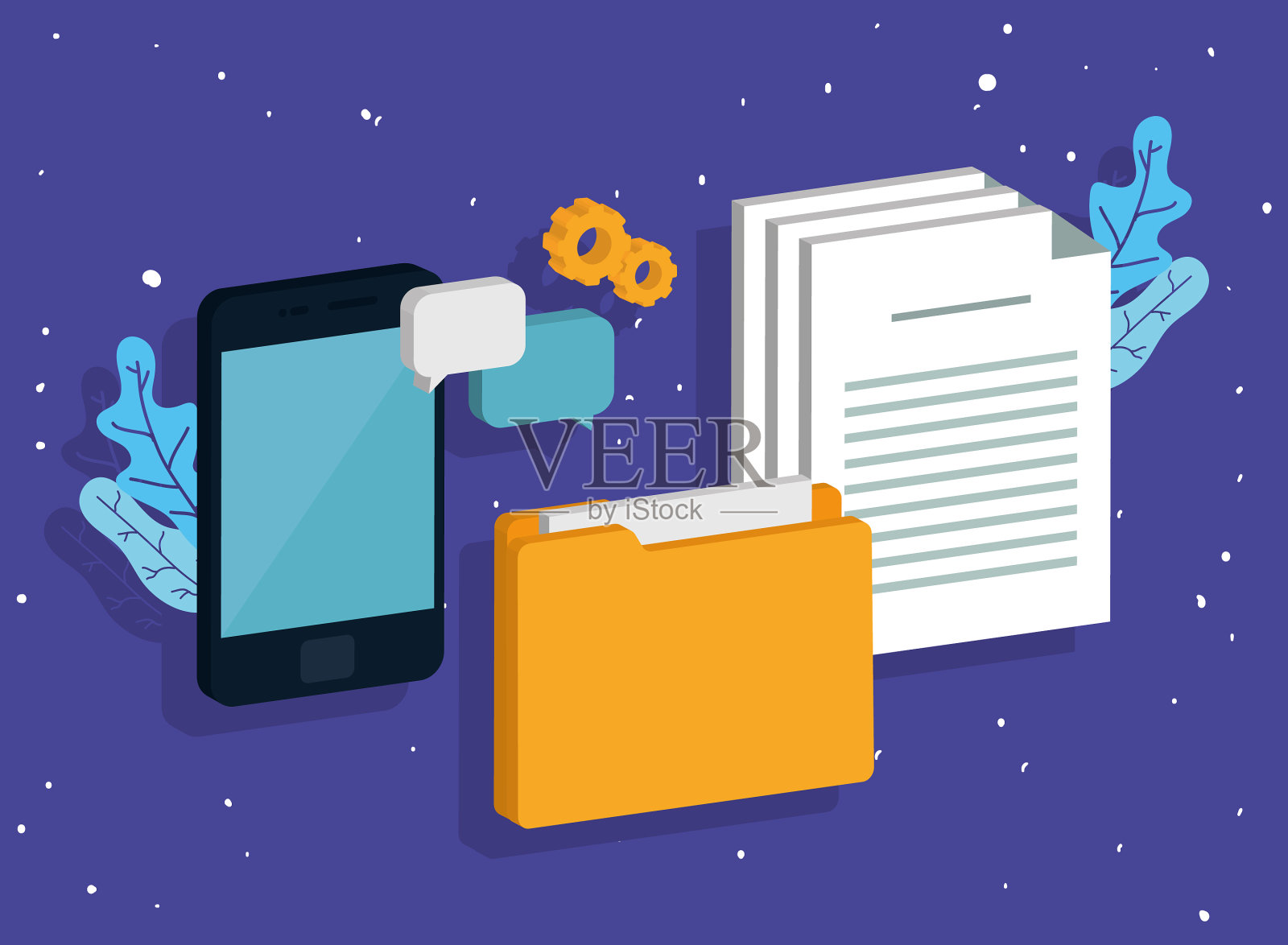 不错的无线连接插画图片素材