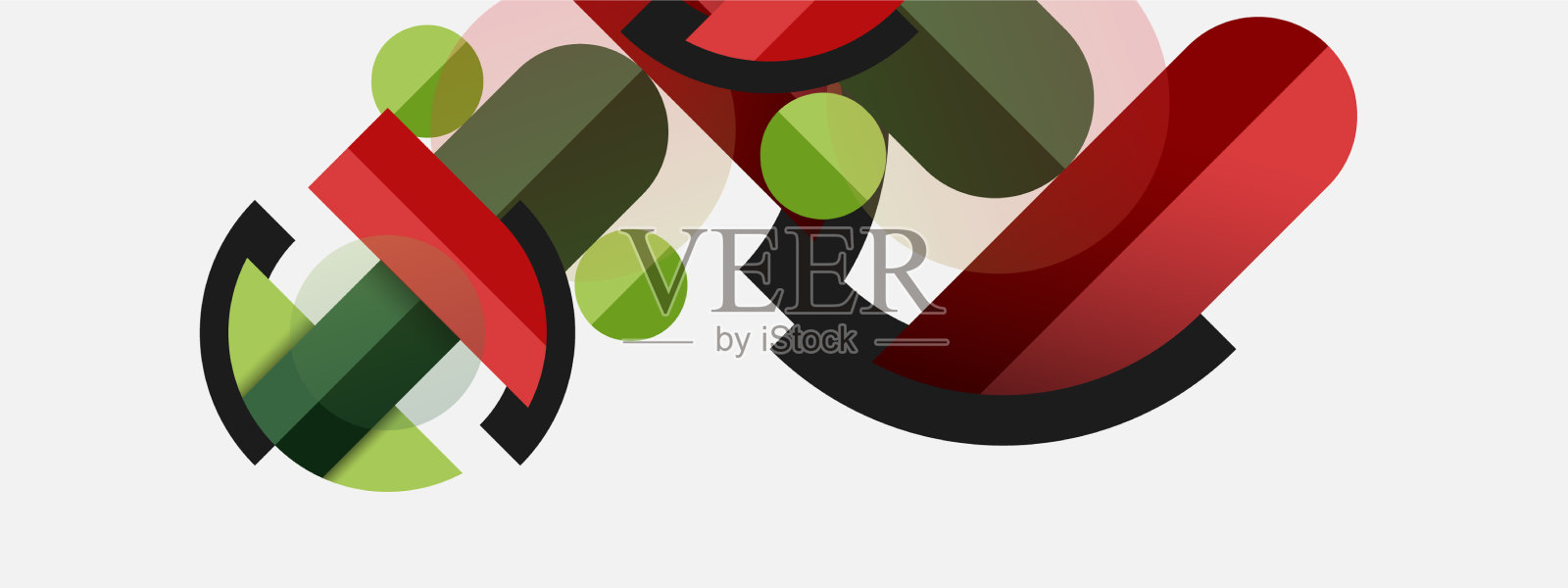 几何形状构成抽象的背景插画图片素材