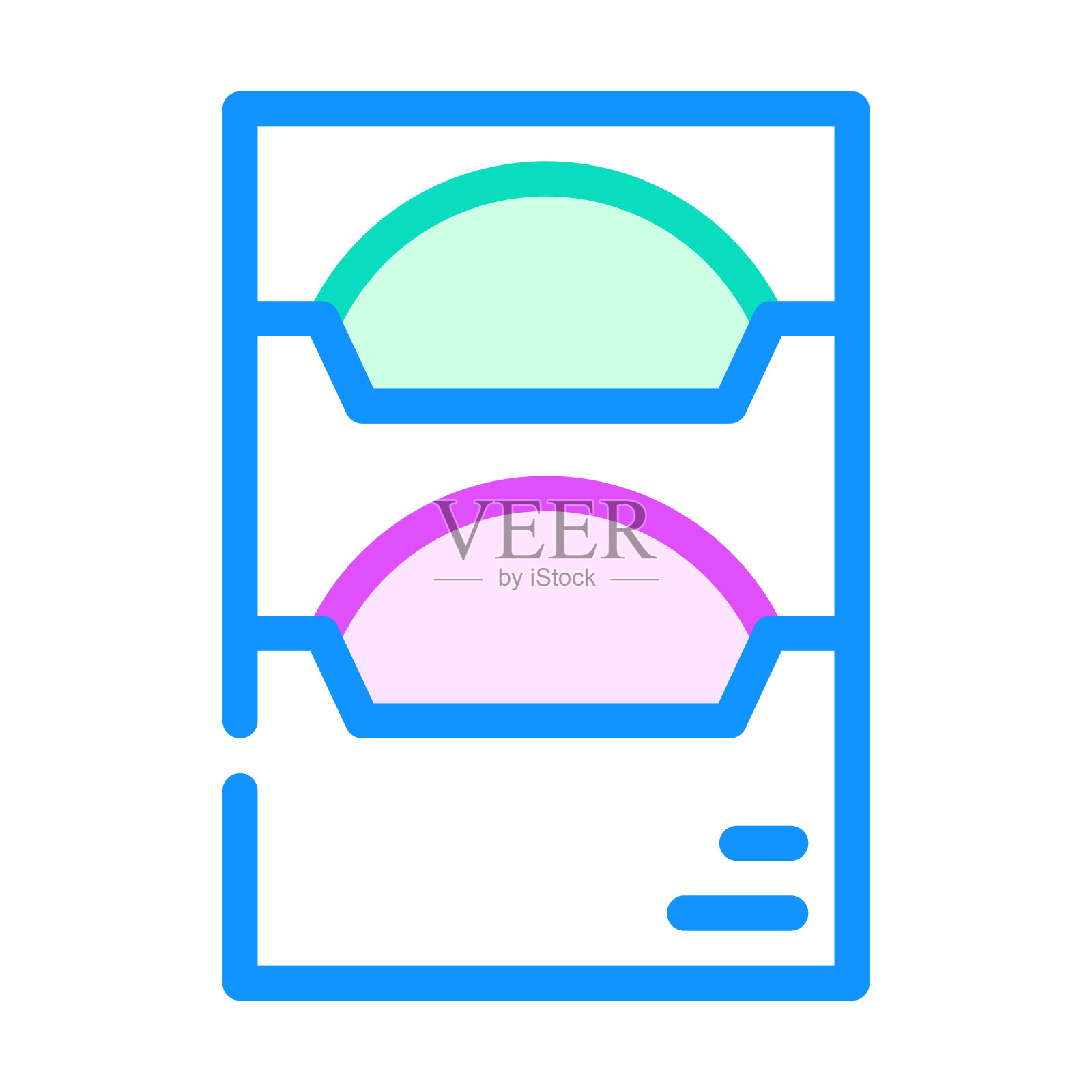 光过滤器颜色图标矢量插图图标素材