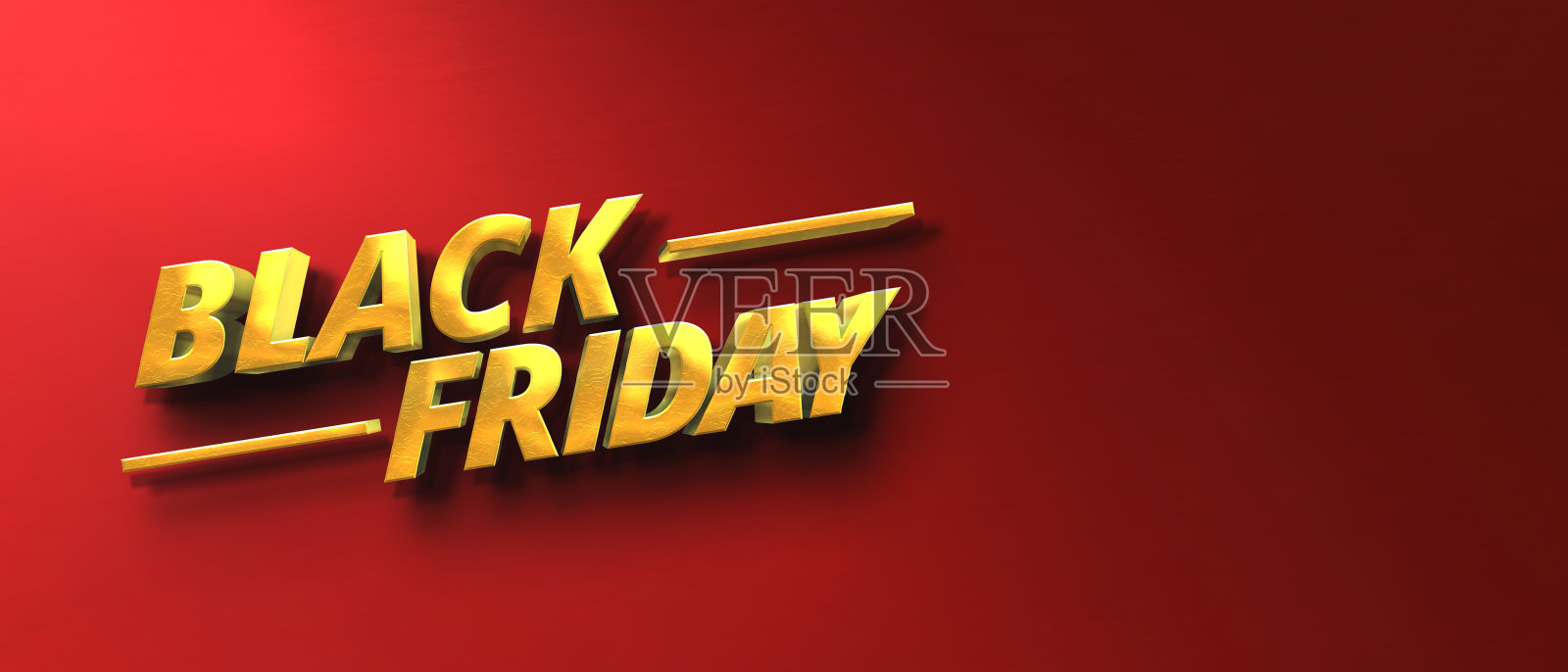 黑色星期五的销售横幅上有克制的优雅。矩形的旗帜。黑色星期五的促销海报。为黑色星期五红色背景的销售设计主页滑块。三维演示照片摄影图片