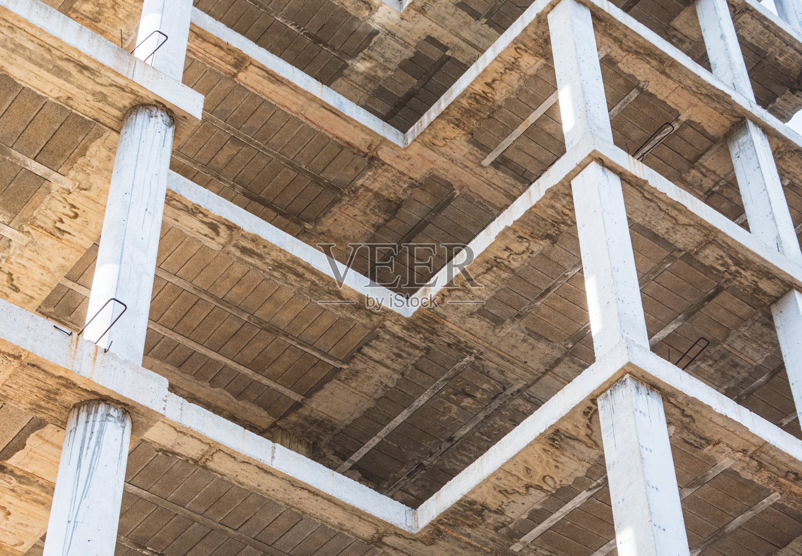 在建建筑物的结构照片摄影图片