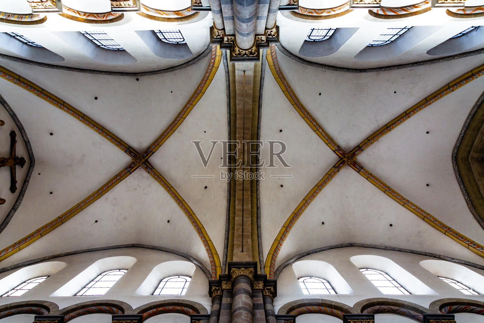 小教堂的天花板照片摄影图片