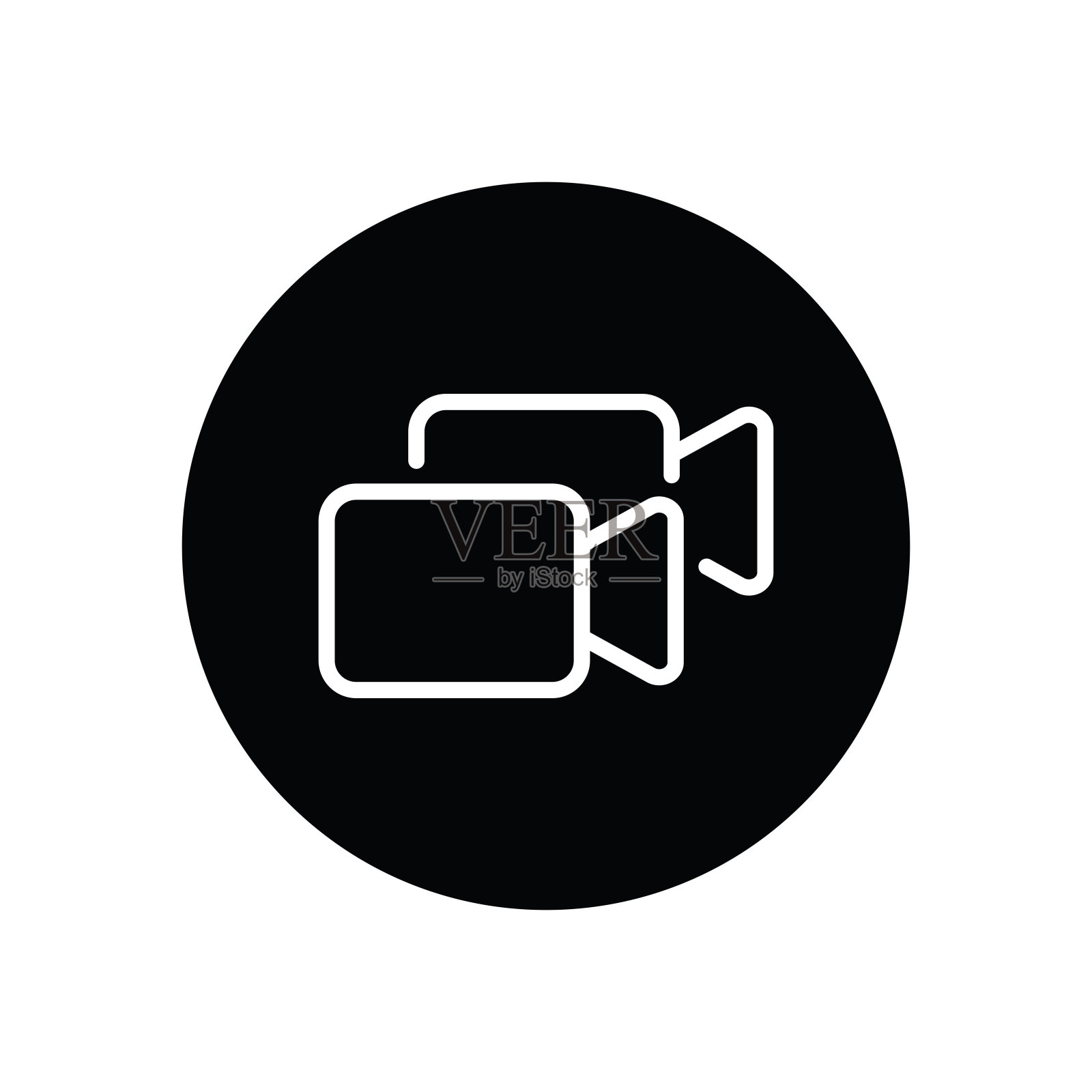 视频字形图标图标素材