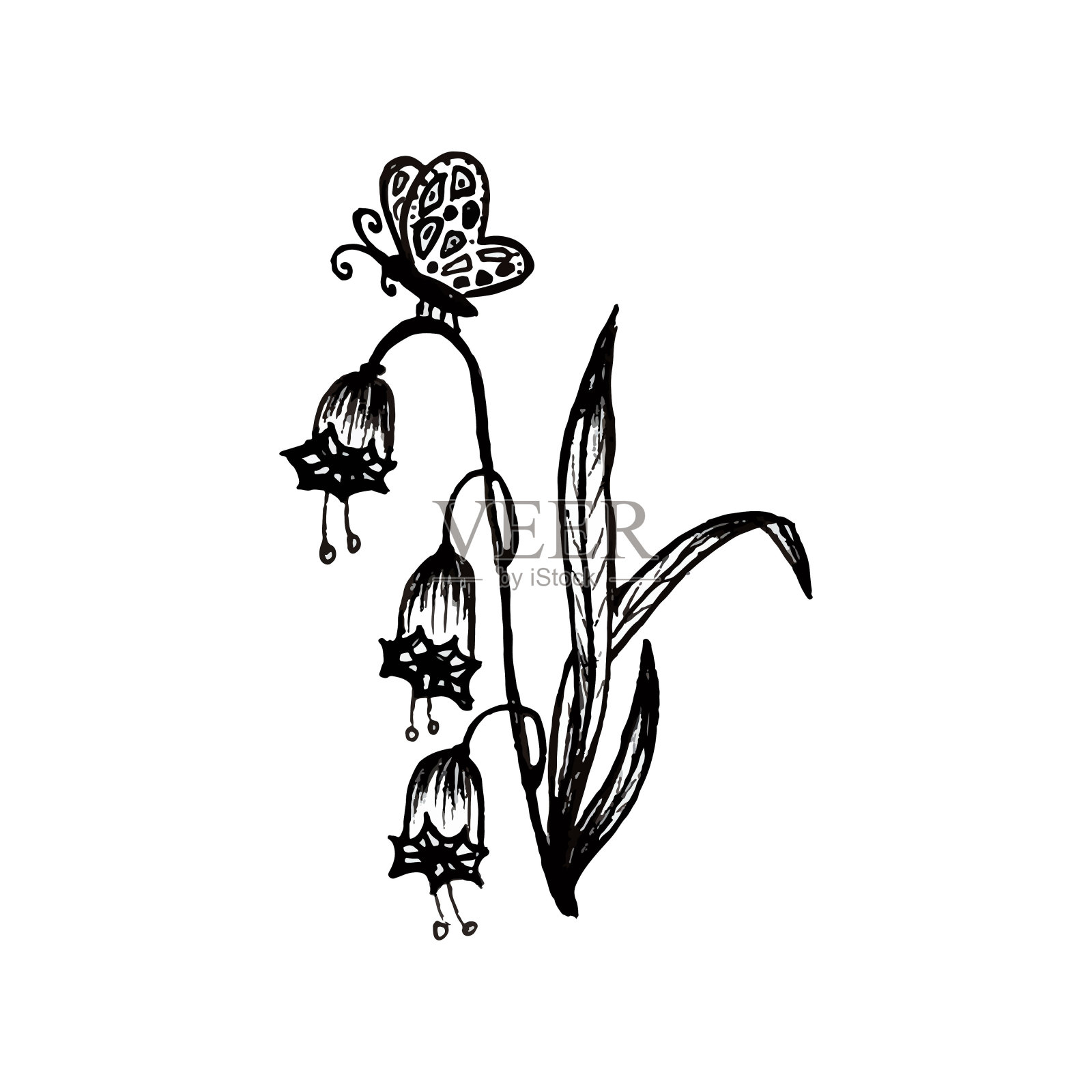 花插画图片素材