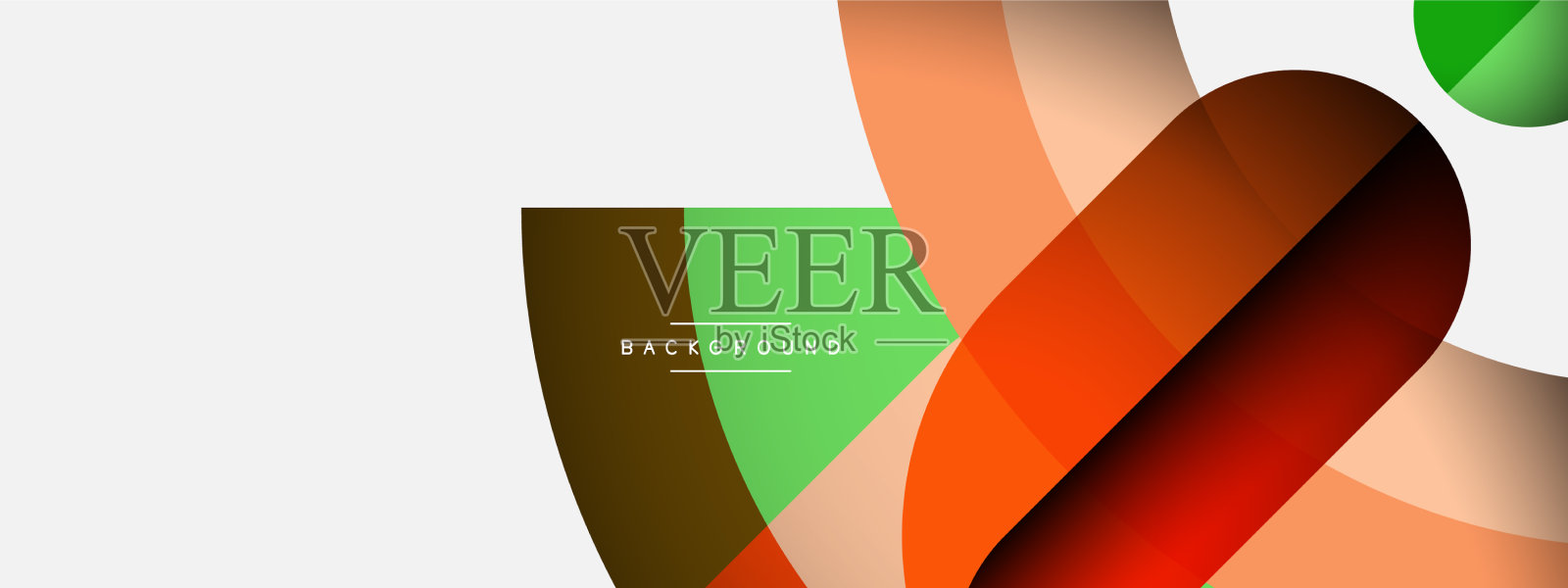 几何抽象背景圆形形状插画图片素材