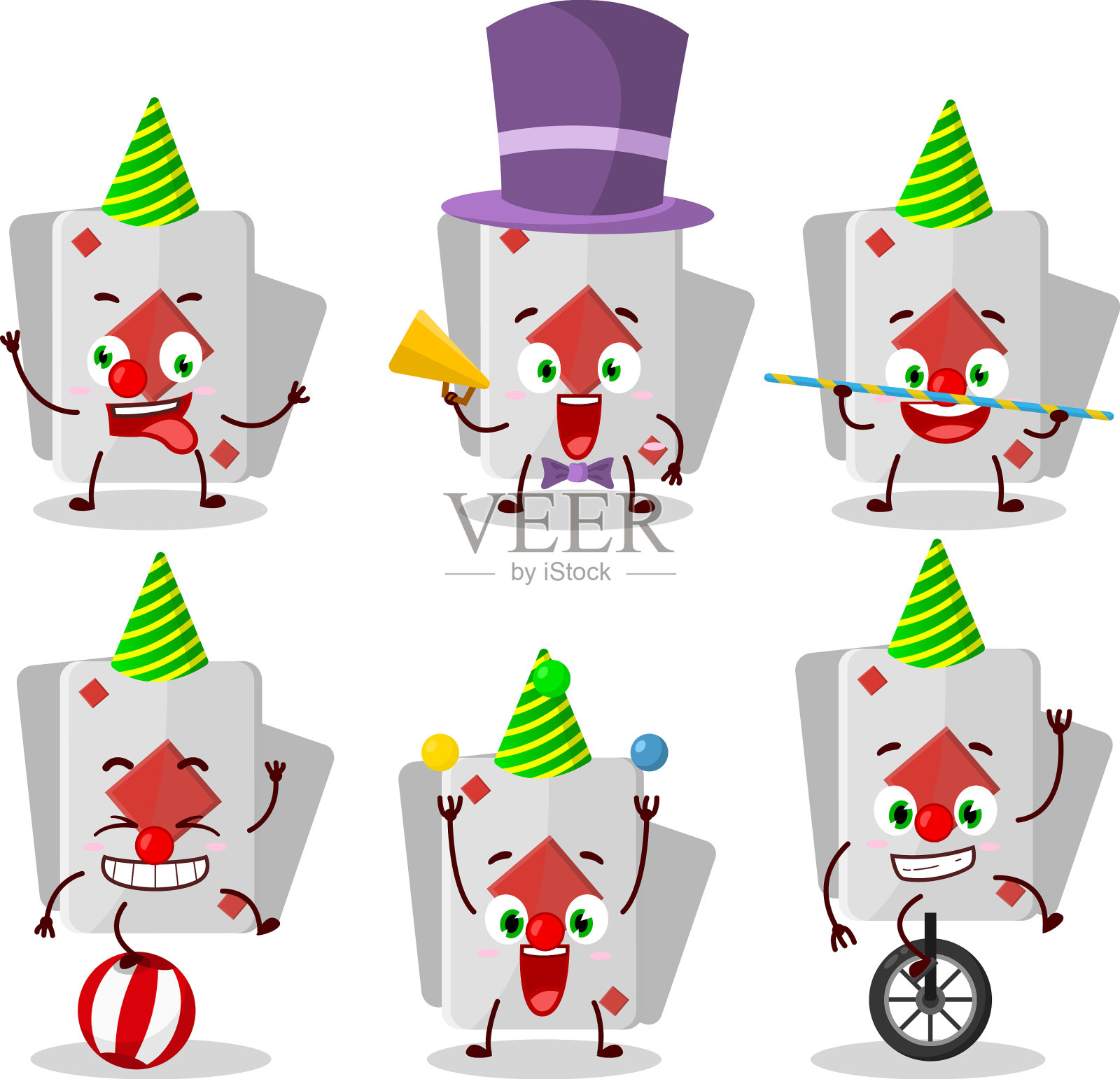 雷米卡钻石卡通人物用插画图片素材