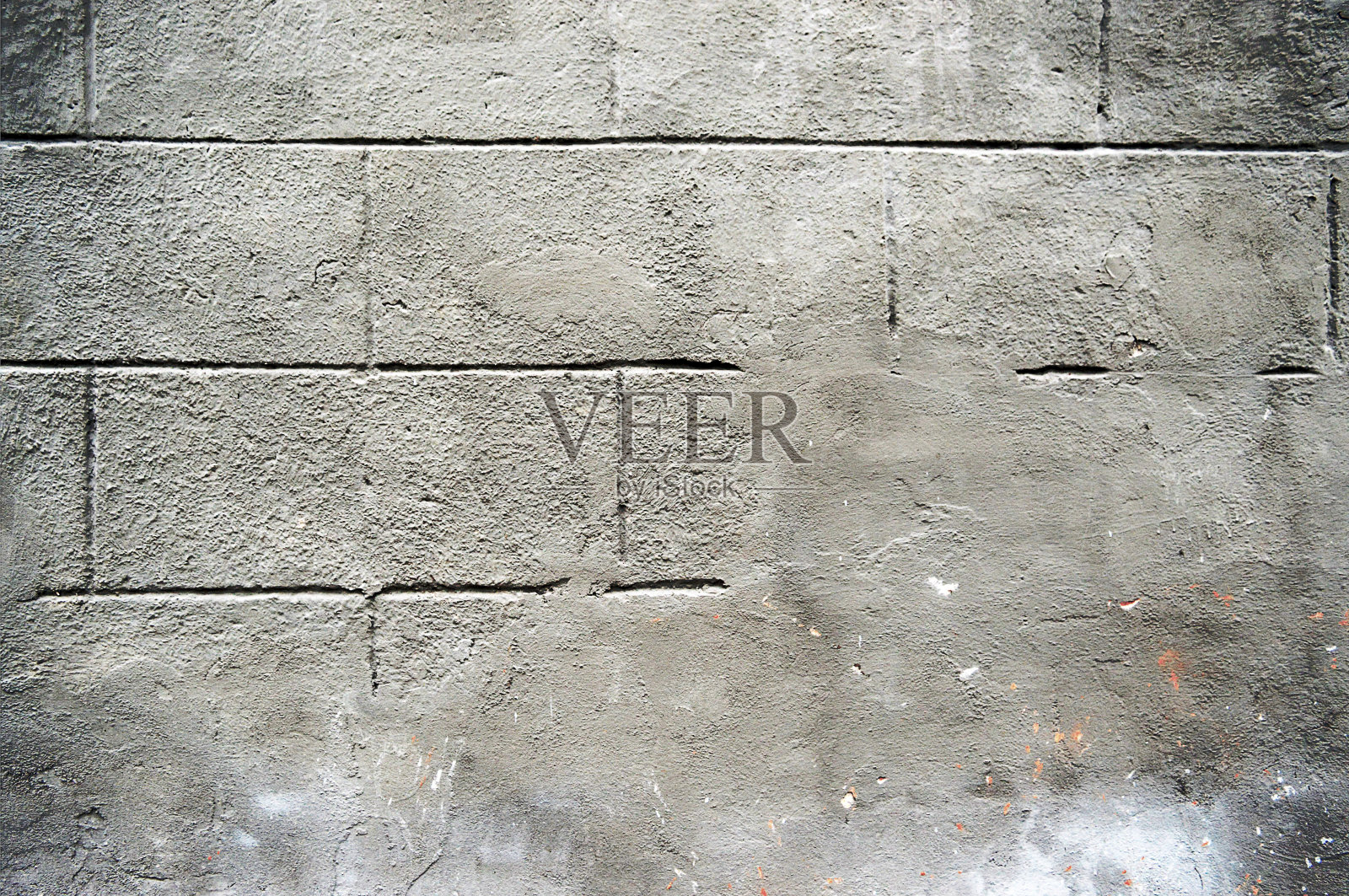 灰色粗糙的混凝土石墙背景，为室内设计复制空间背景、横幅、壁纸。重建照片摄影图片