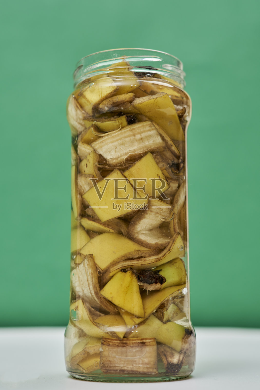 香蕉皮肥料照片摄影图片