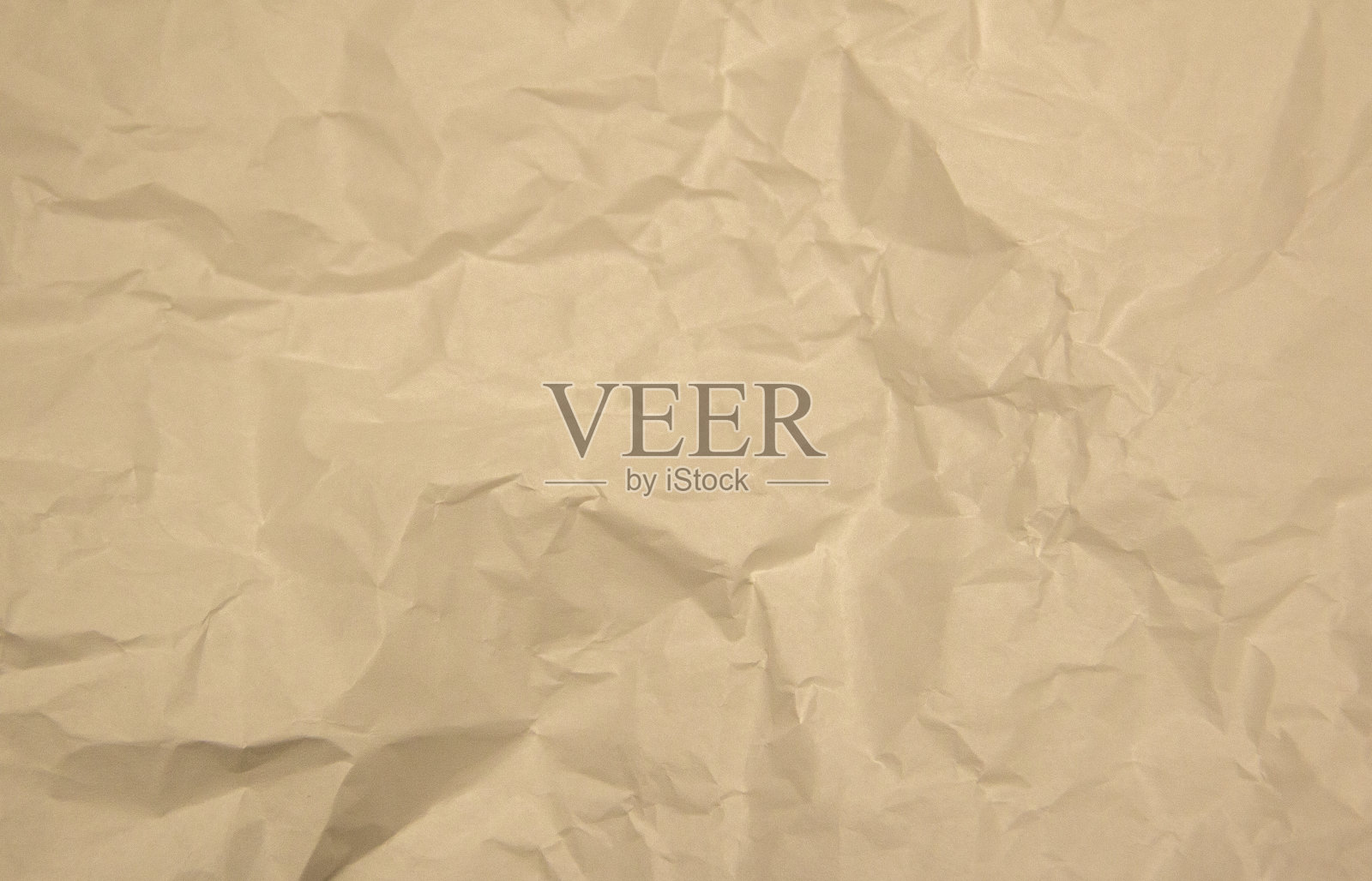 牛皮纸，旧牛皮纸质地，皱巴巴的照片摄影图片