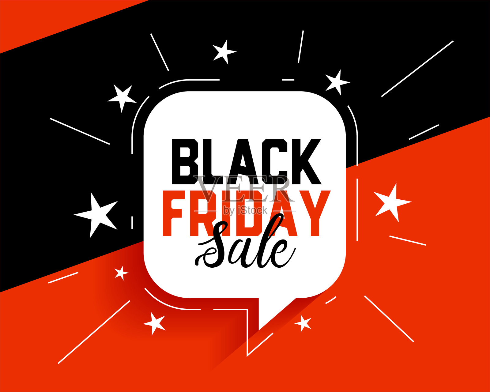 疯狂的黑色星期五大减价海报设计元素图片