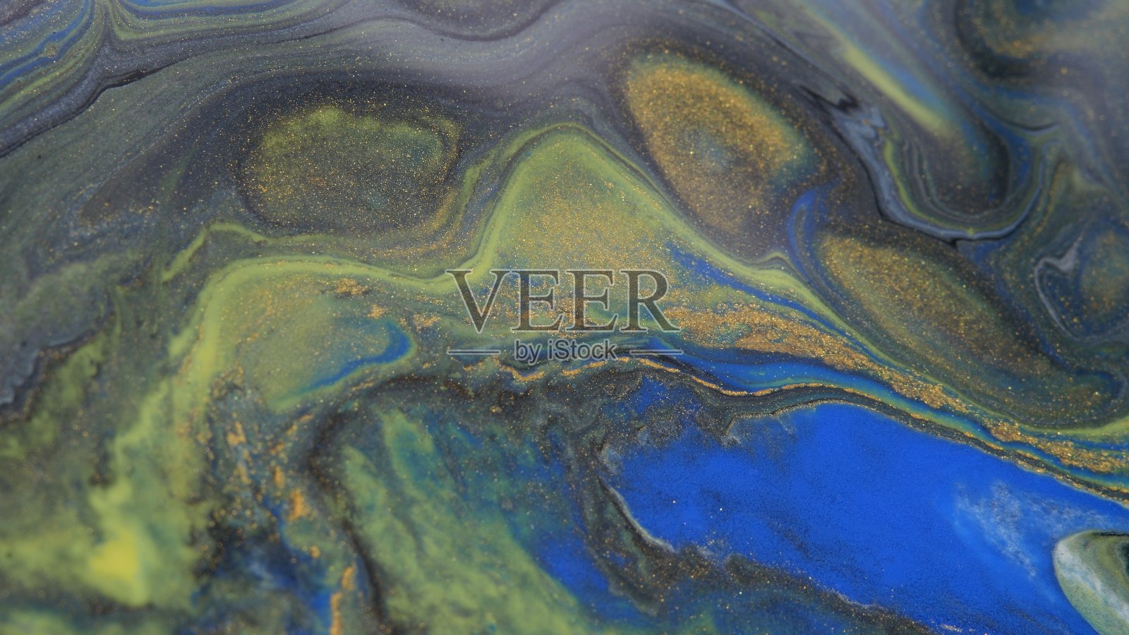 抽象色彩丰富的背景扩散色彩。抽象深色油漆背景。照片摄影图片