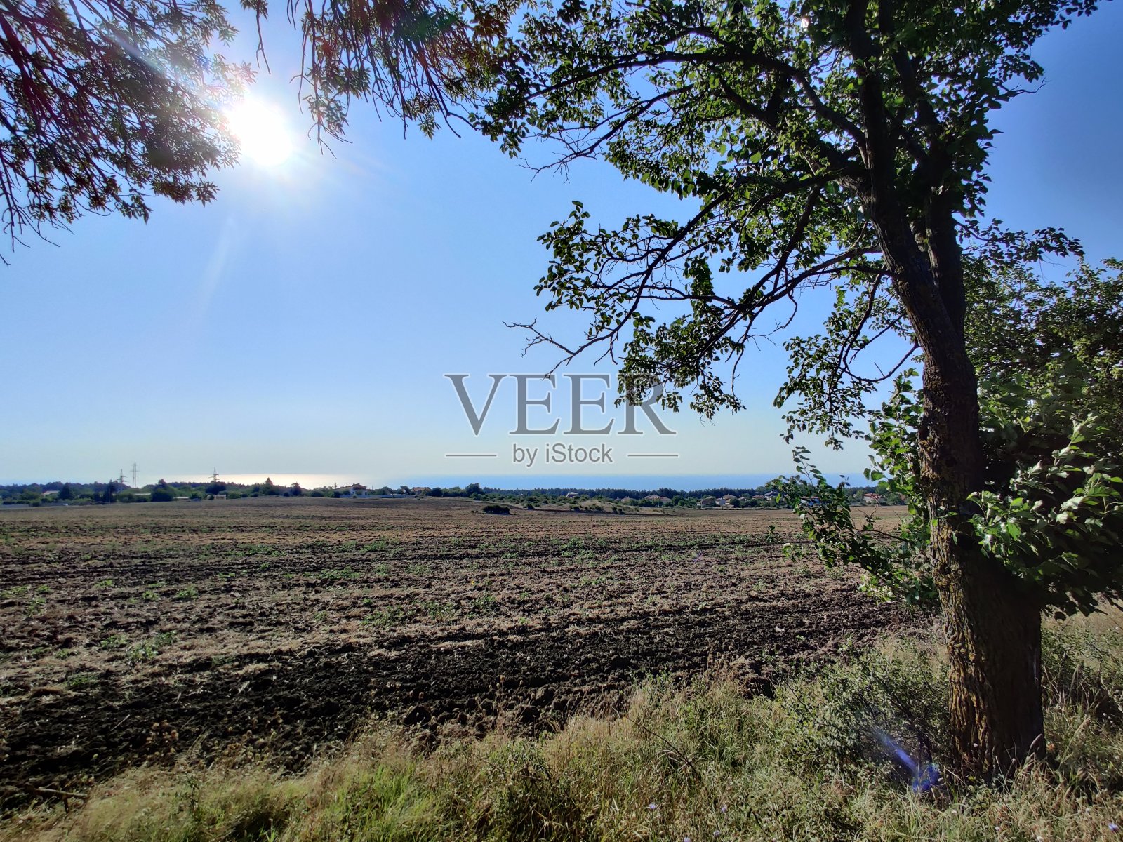 保加利亚的瓦尔纳市和黑海照片摄影图片