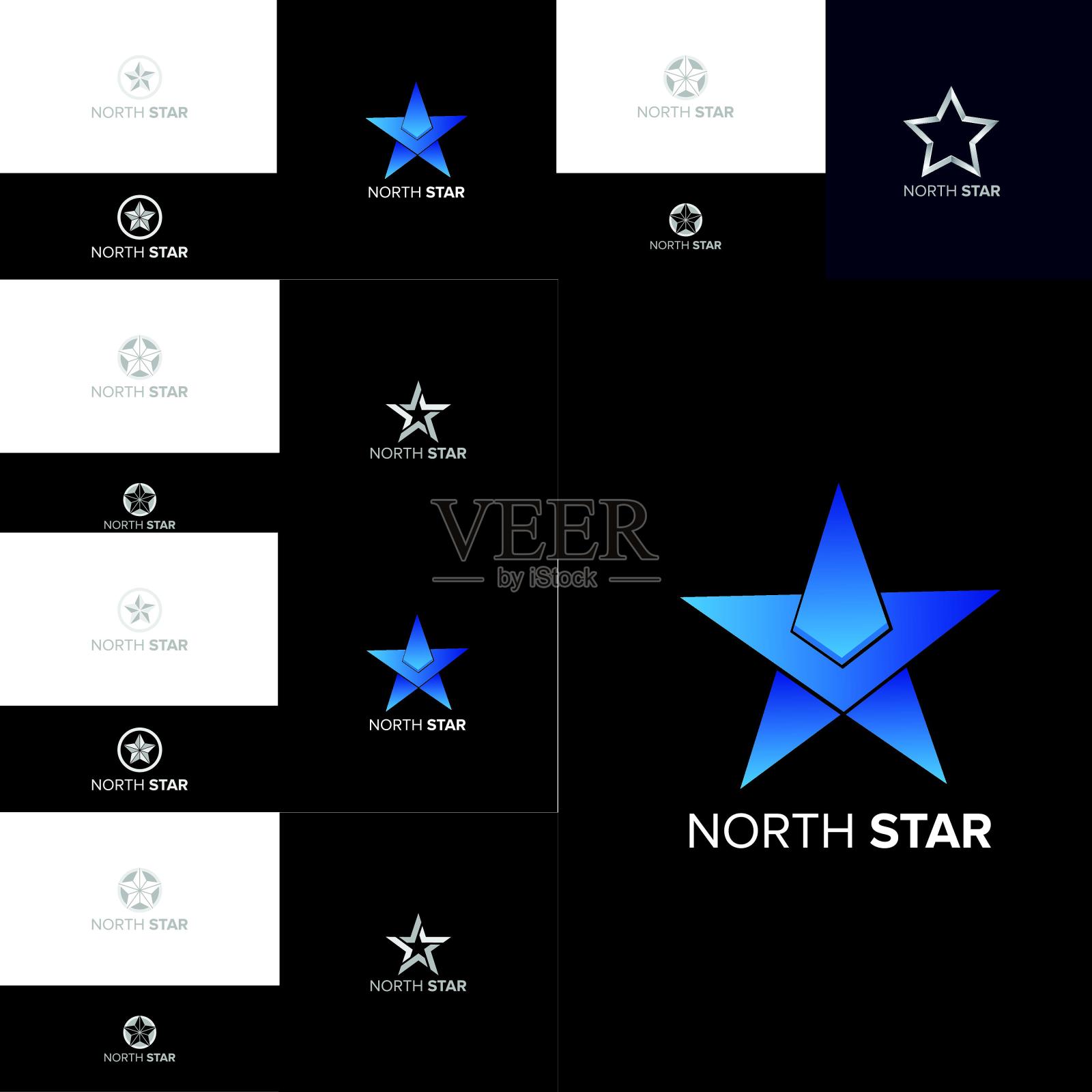 抽象商业标志设计插画图片素材