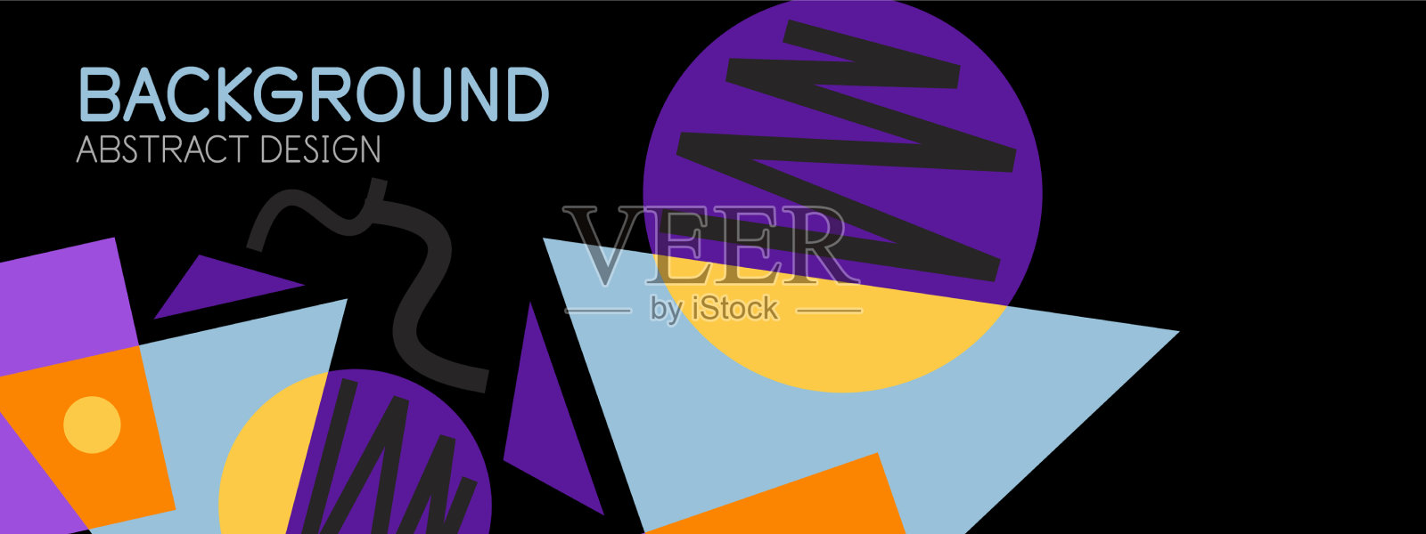 抽象的背景块线三角形插画图片素材