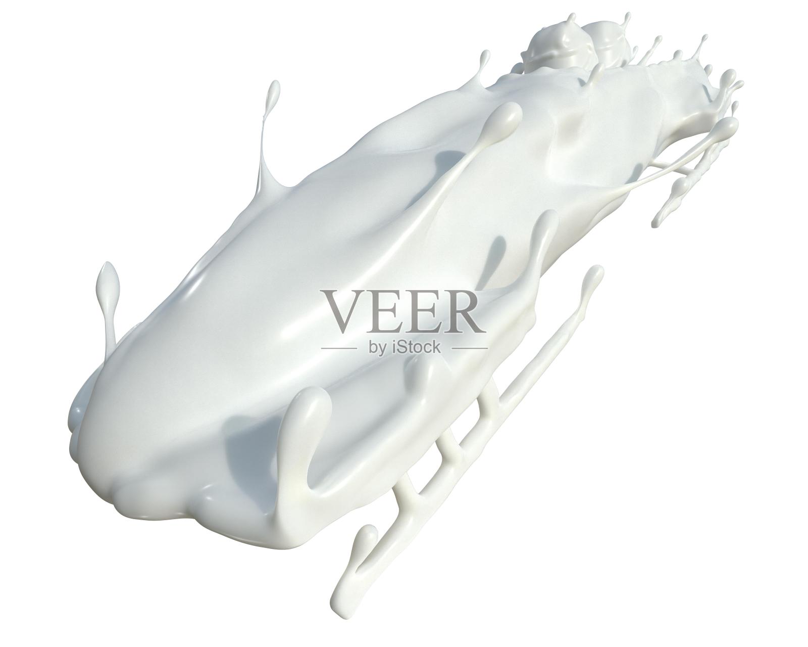 牛奶质感钢架雪车设计元素图片