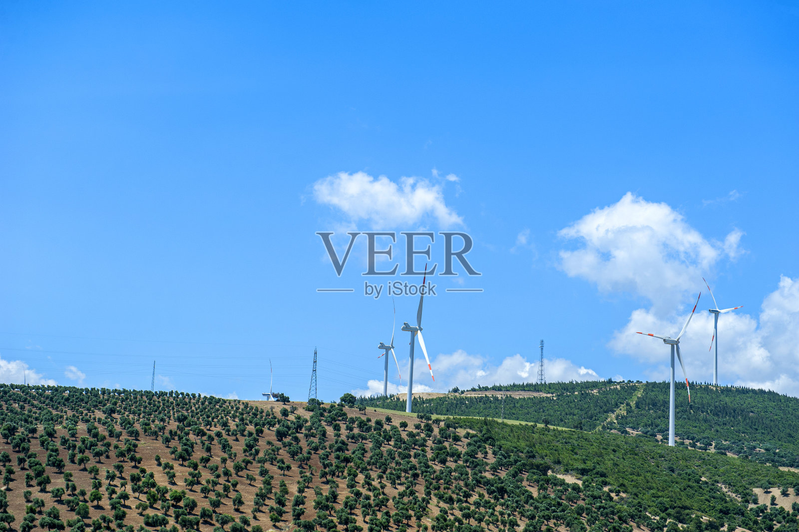 风电场照片摄影图片