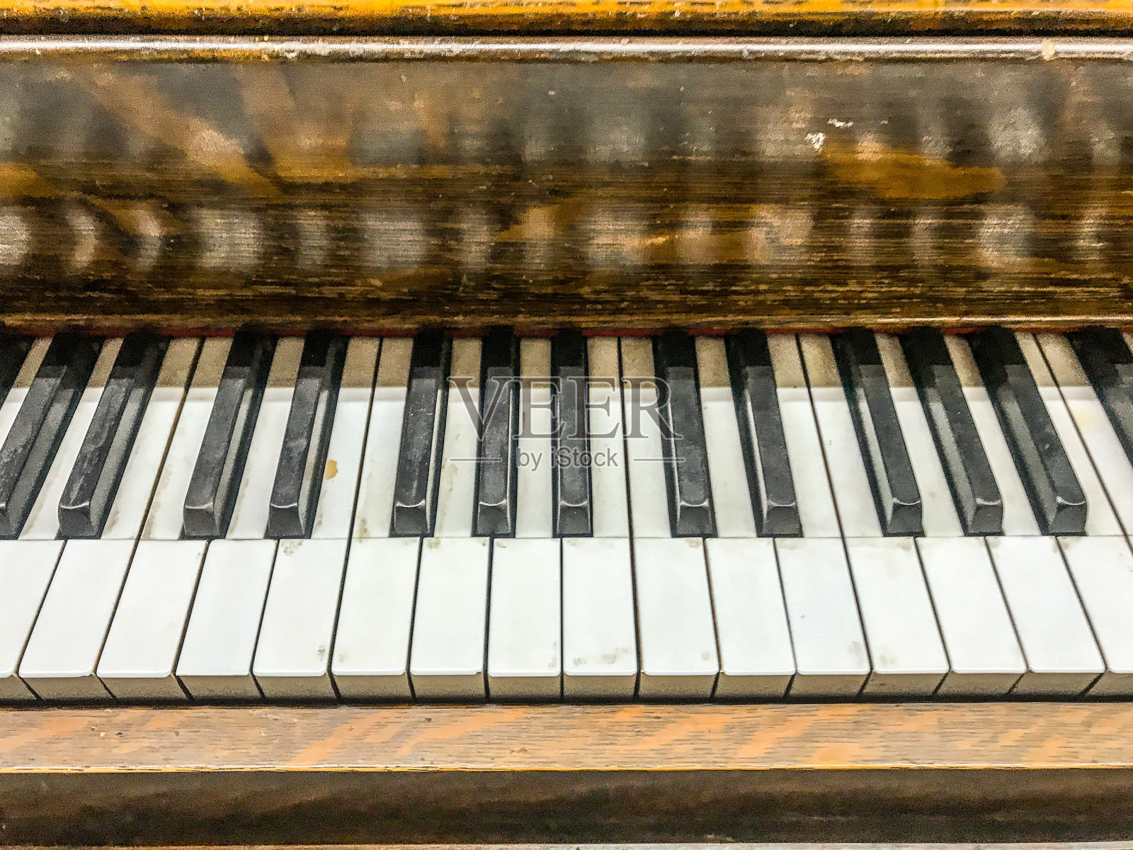 古董钢琴键照片摄影图片