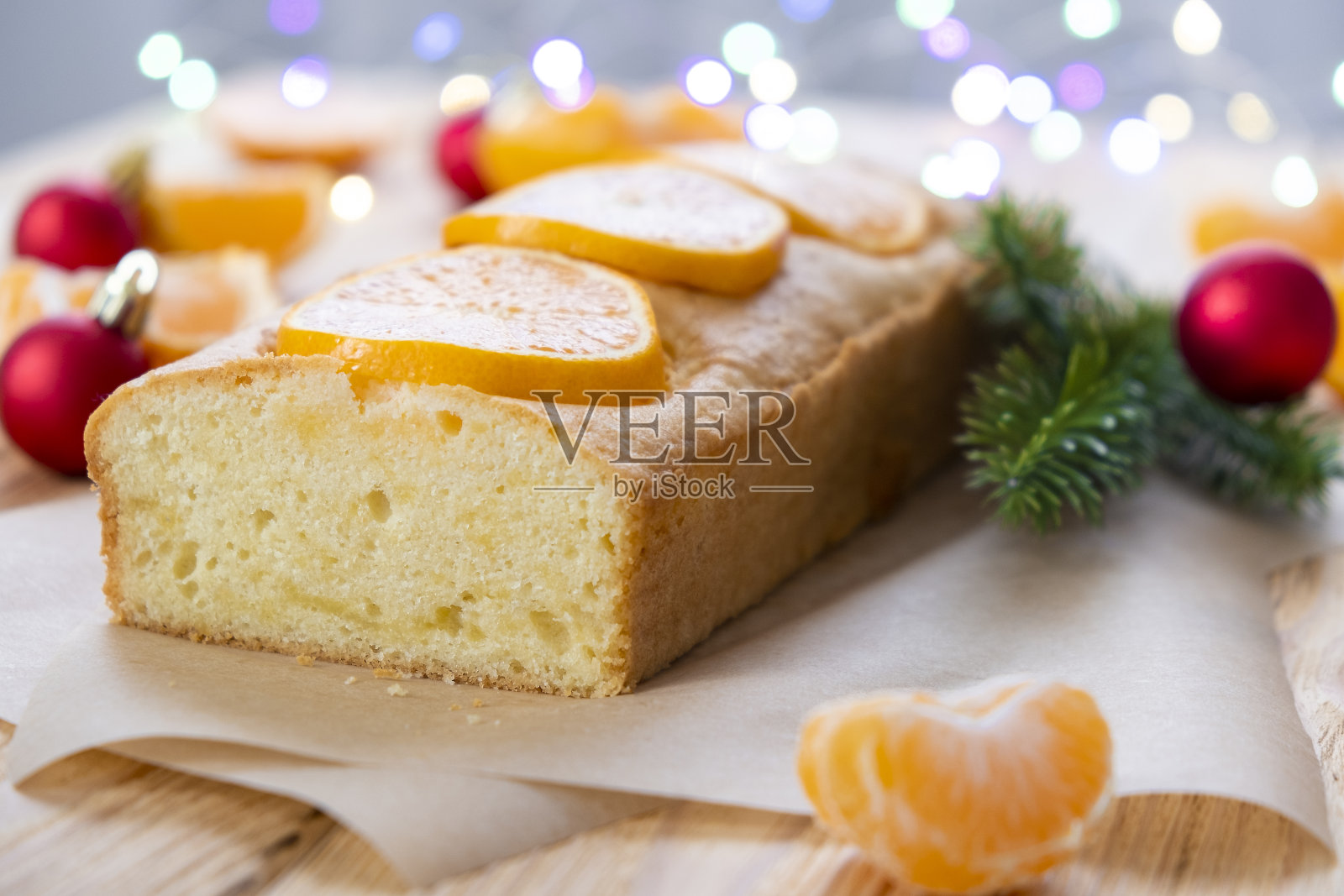 橘子馅饼照片摄影图片