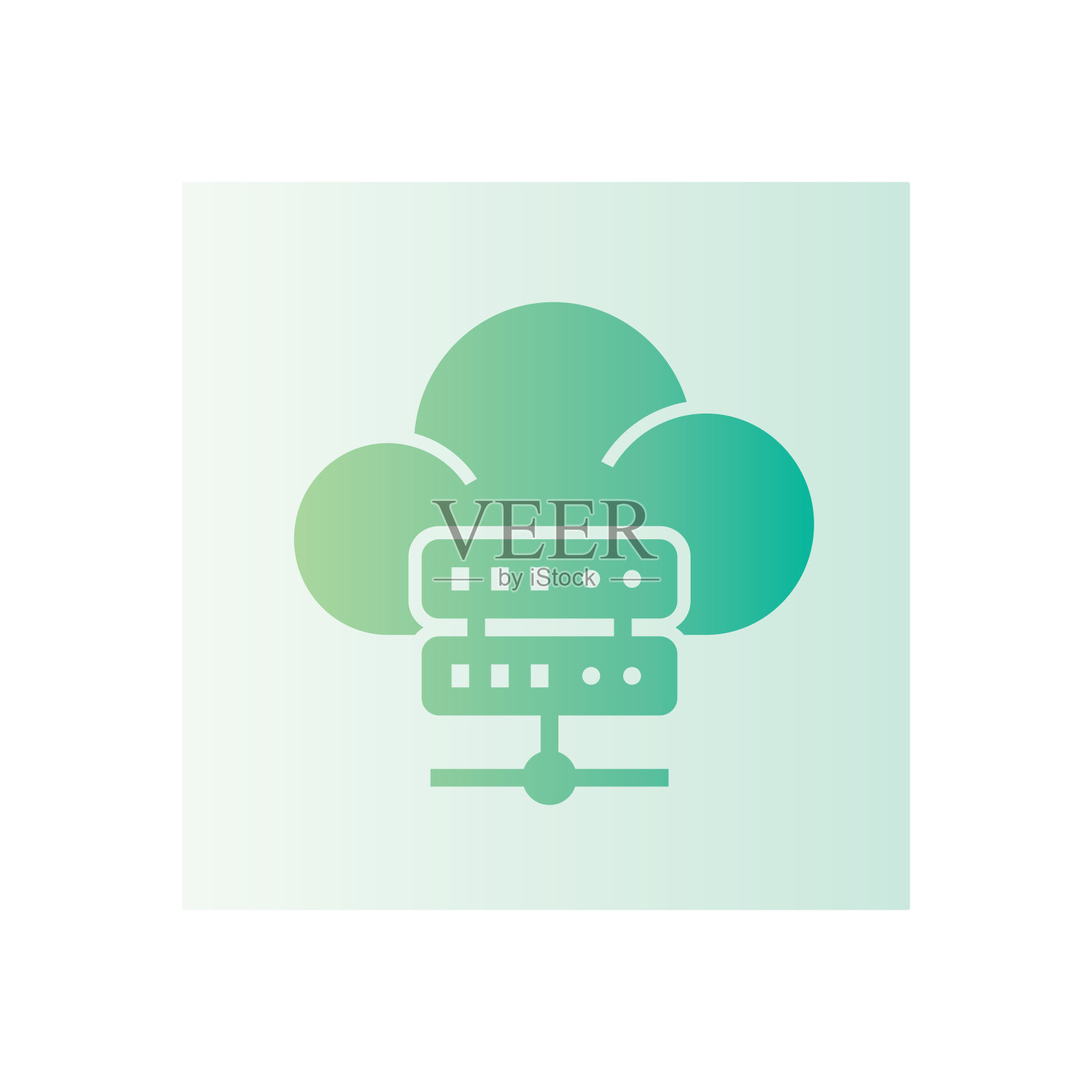 主机服务器渐变图标插画图片素材