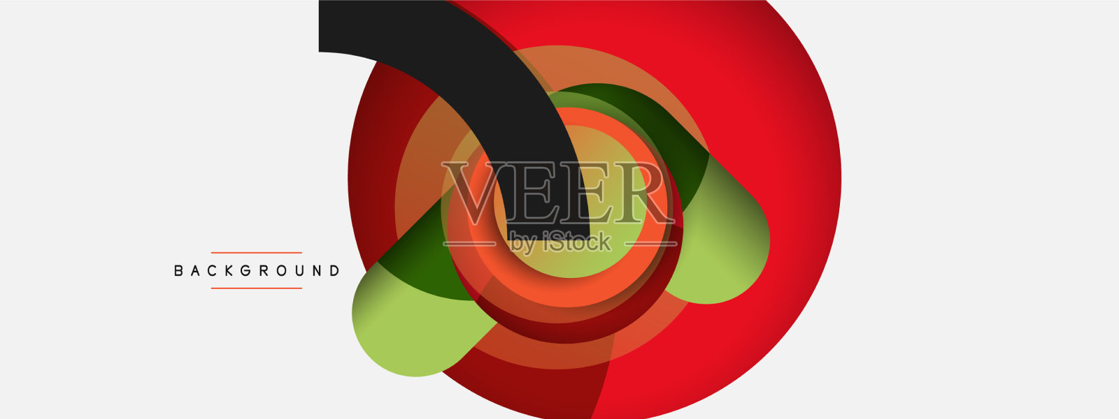 圆形和圆形形状抽象的背景插画图片素材