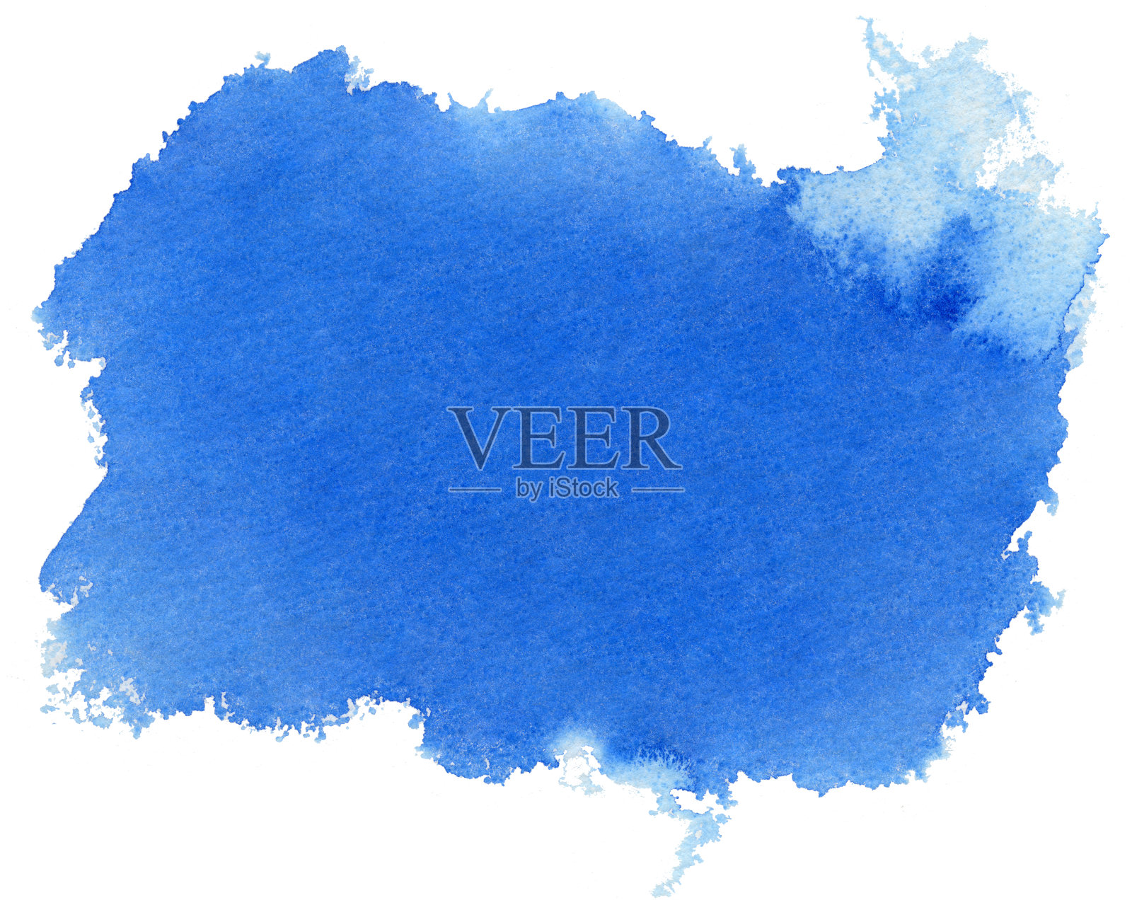 抽象蓝色水彩画背景照片摄影图片