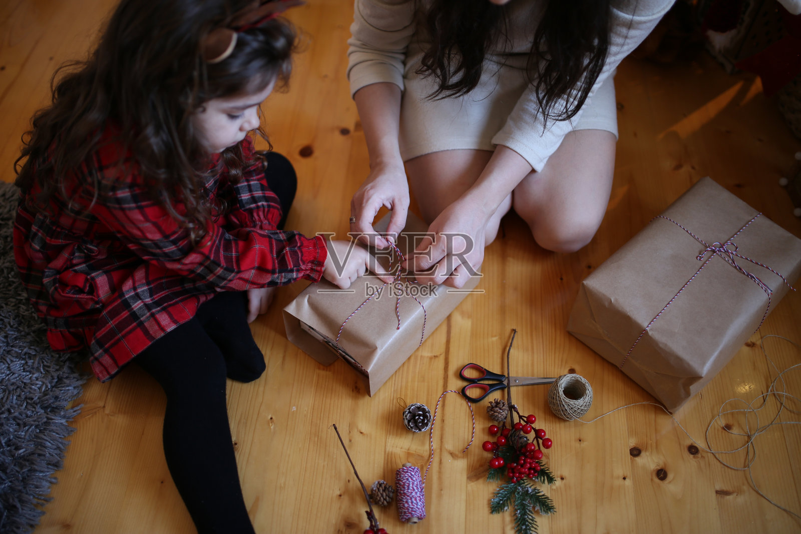 自制圣诞礼物库存照片照片摄影图片